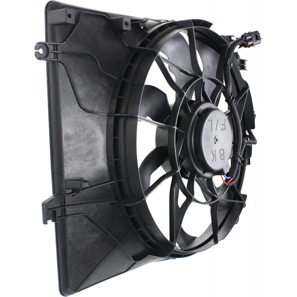 Hyundai Genesis Coupe Radiator Fan Replacement 2013-2014 | Compatible with 2.0L Engine | OEM Part # HY3115147 & 253802M500 | Cooling System Upgrade for Summer Driving & Performance Tuning