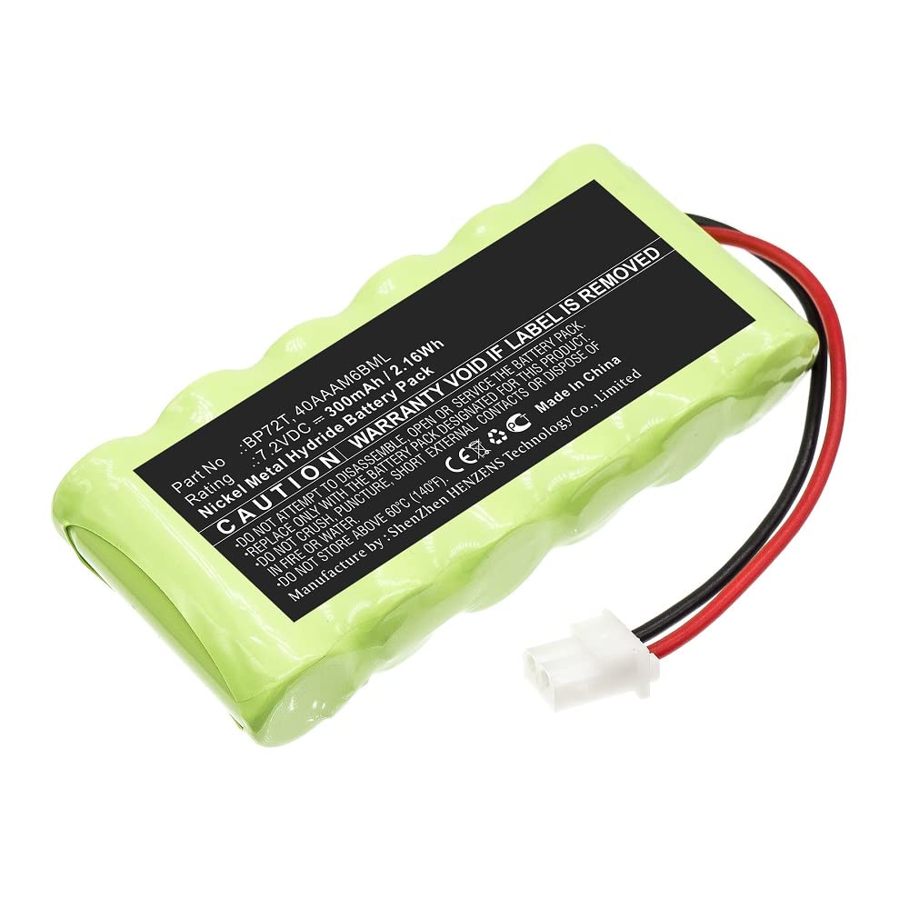 Synergy Digital Rechargeable Ni-MH 7.2V 300mAh Battery for Dogtra BP72T Dog Training Collar | Long-Lasting Power for Professional Dog Training & Outdoor Activities