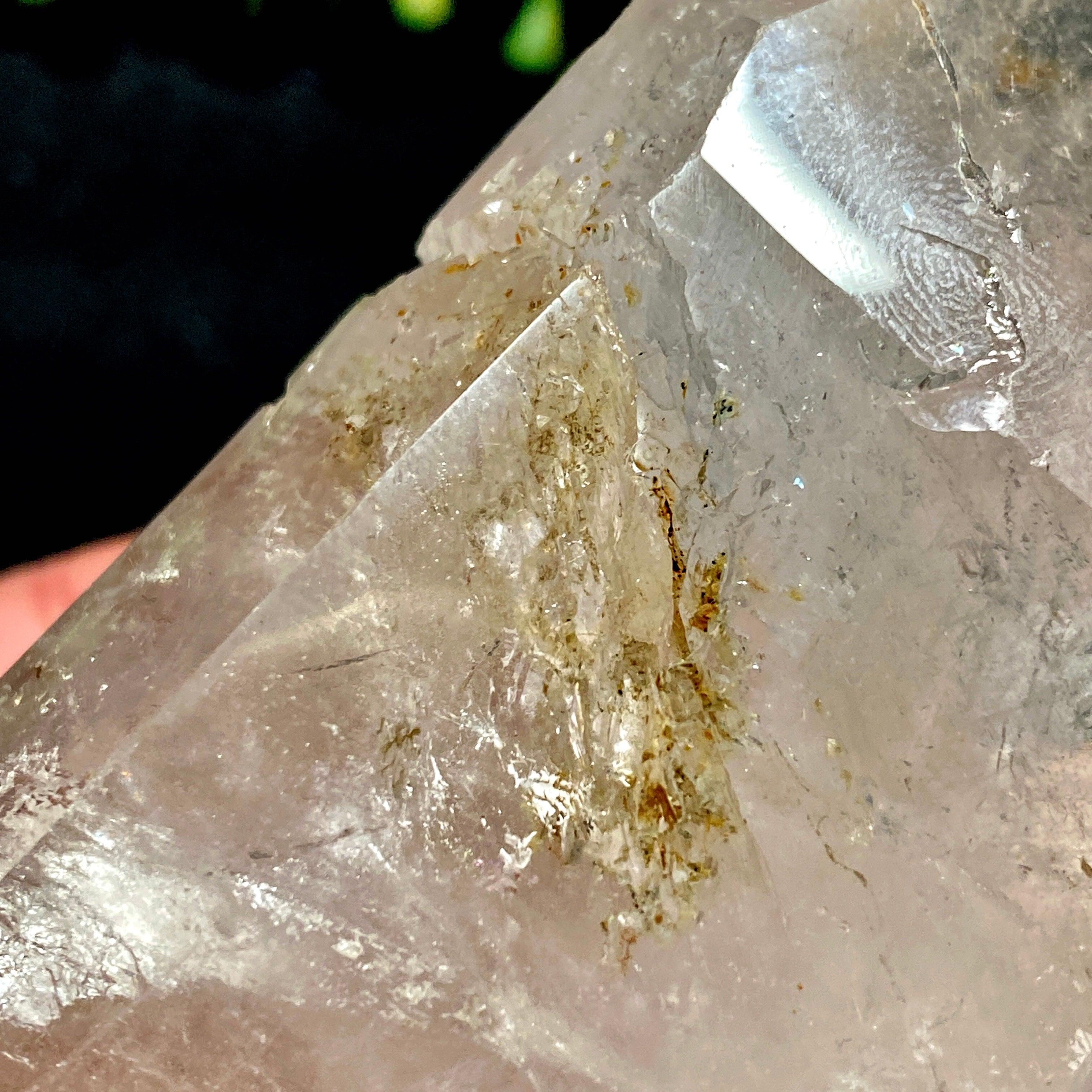 Natural Clear Quartz Point Crystal - Healing Stone for Meditation, Energy Cleansing & Chakra Balancing - Perfect for Home Decor, Yoga & Spiritual Practices