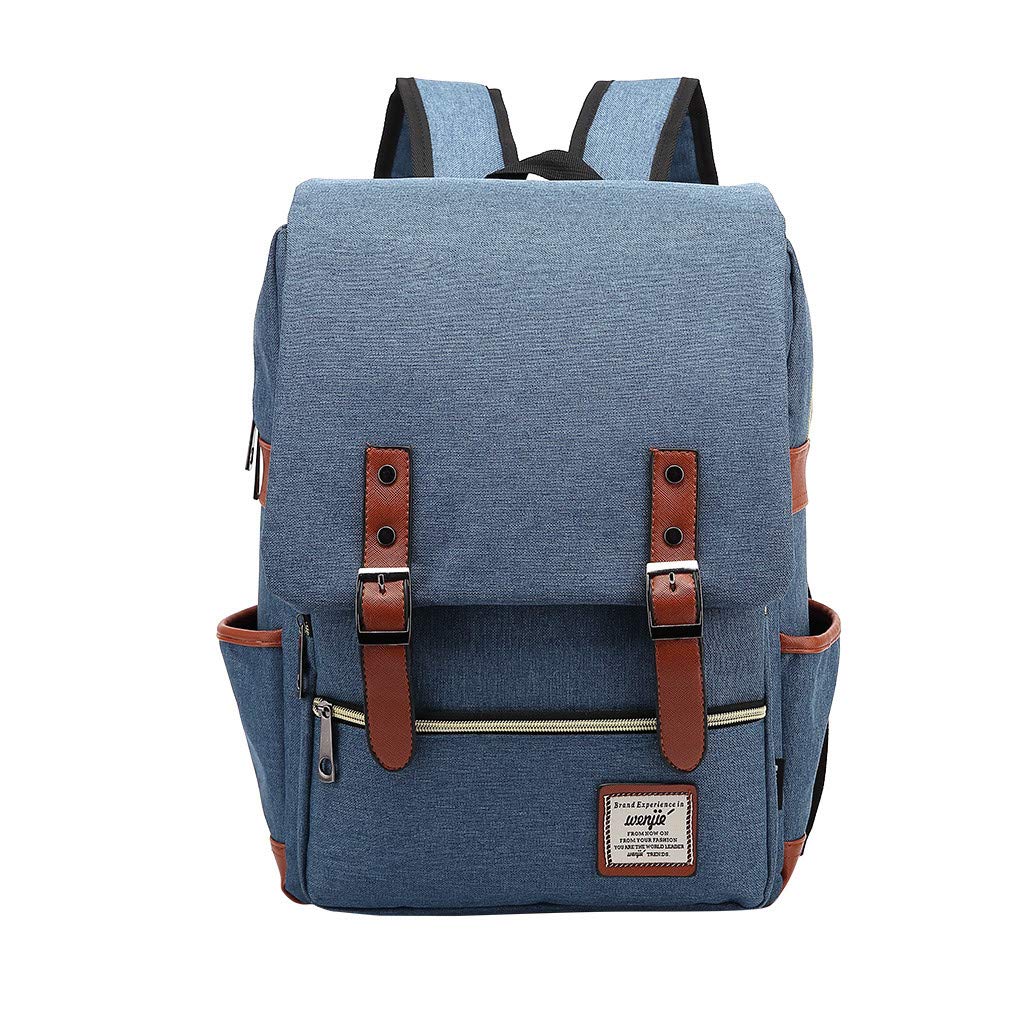 Retro Canvas Backpack for Men & Women - 14-16