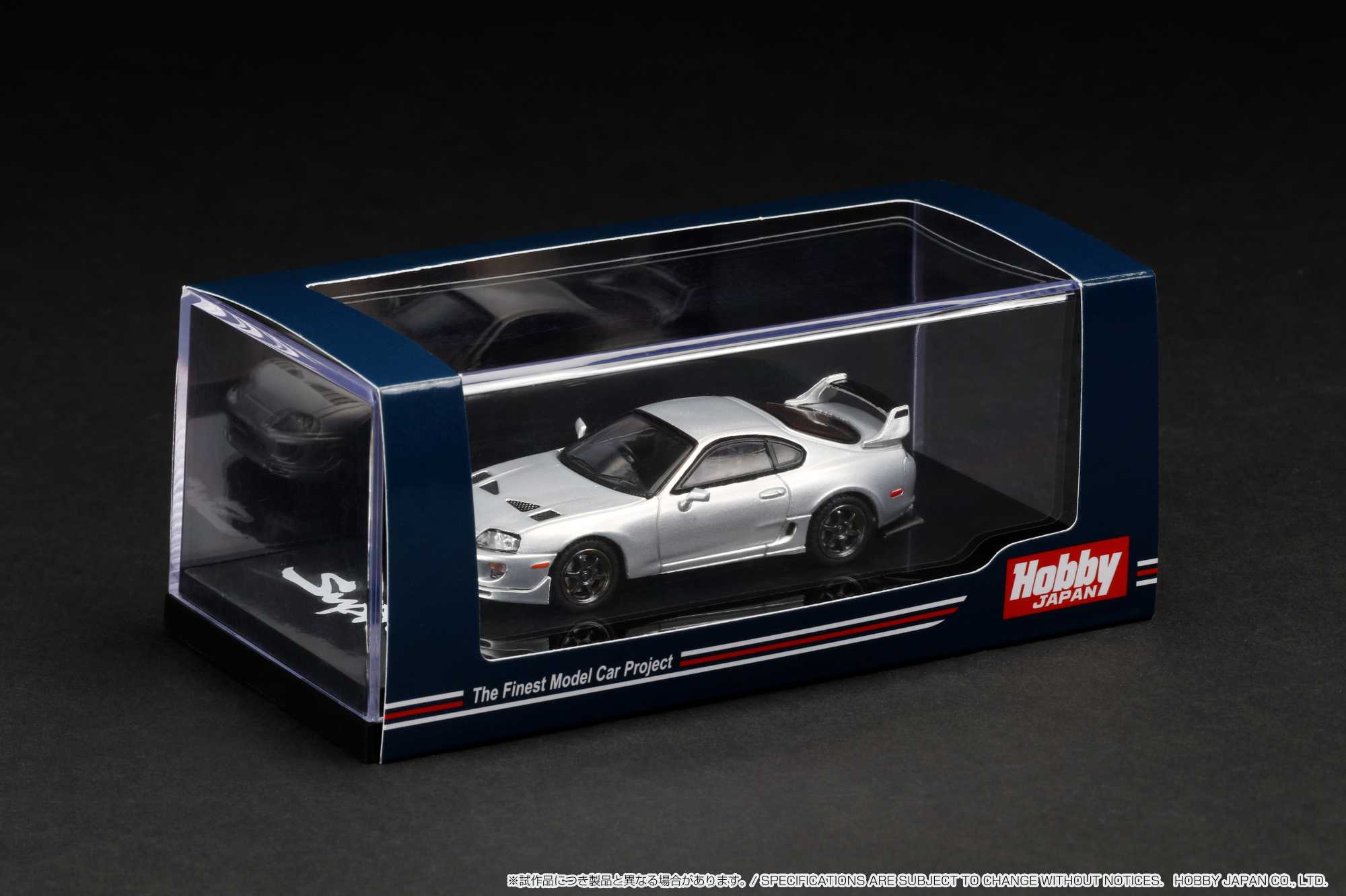 1:64 Scale Toyota Supra A80 JDM Performance Diecast Model Car - Silver Metallic Finish - Collectible Japanese Sports Car for Display & Racing Simulation
