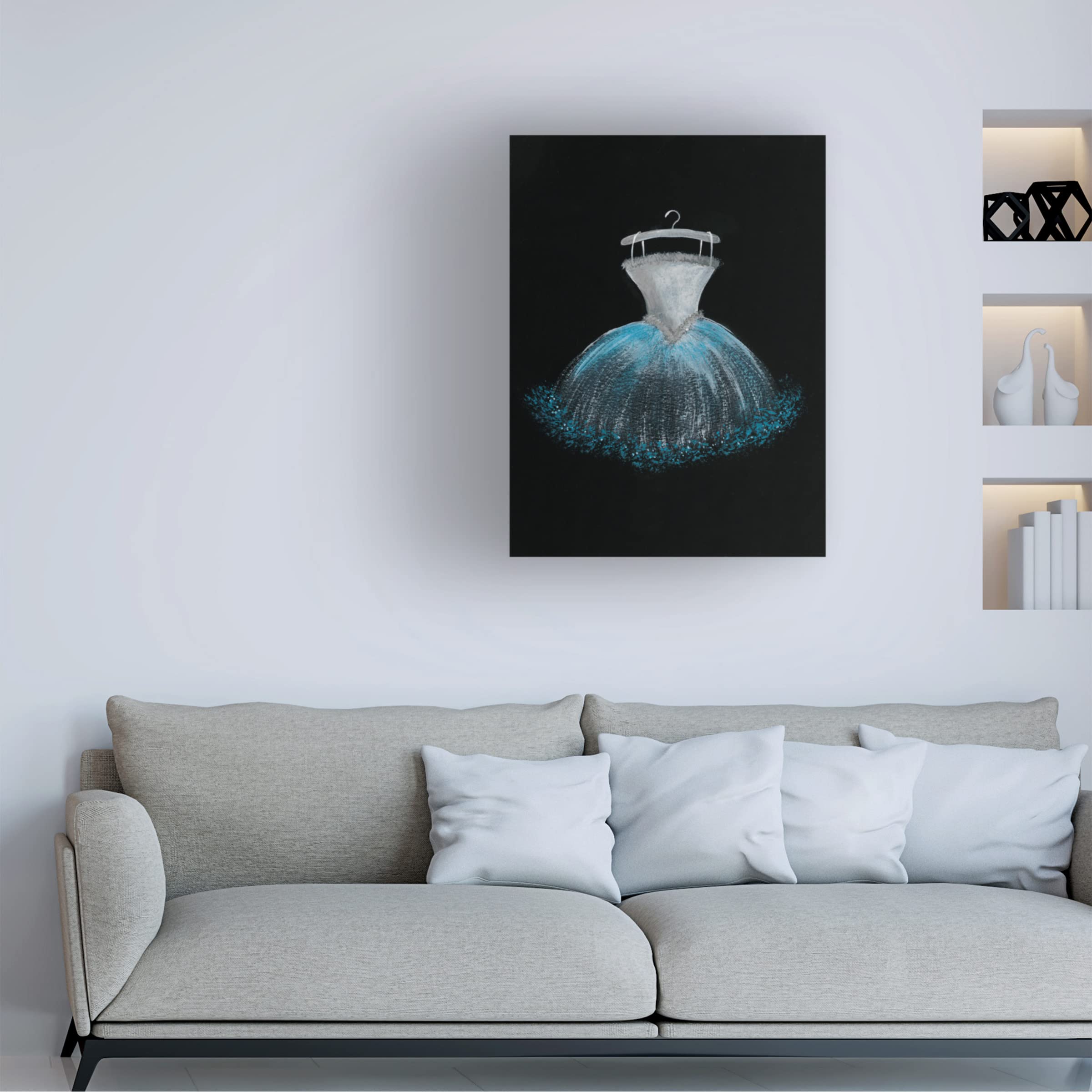 Regina Moore 'Pastel Tutu II' Canvas Wall Art Print - Elegant Ballet Decor for Living Room, Bedroom & Nursery | Trademark Fine Art Collection