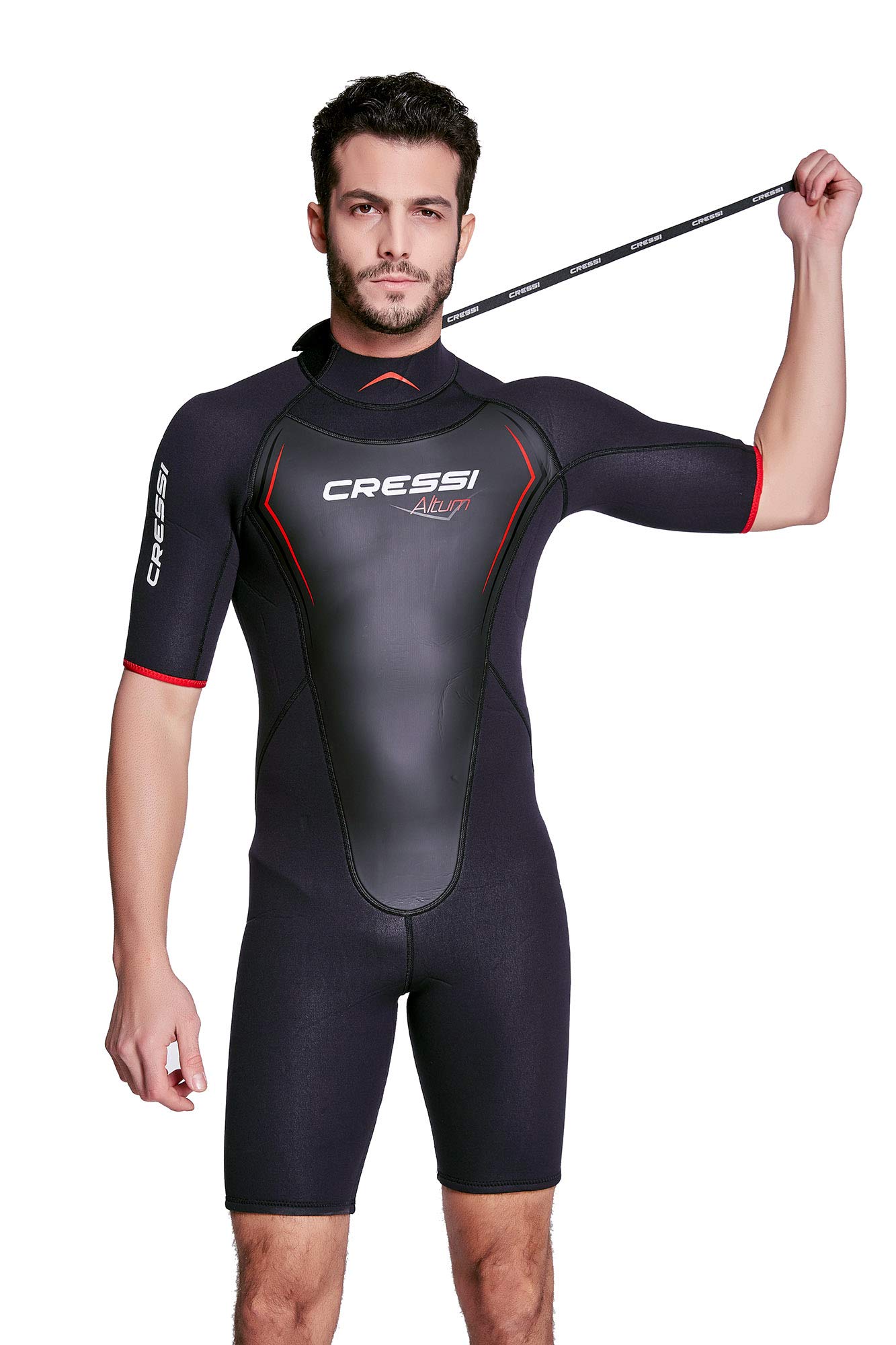 Cressi 3mm Neoprene Shorty Wetsuit for Men & Women - Snorkeling, Scuba Diving, Surfing & Water Sports