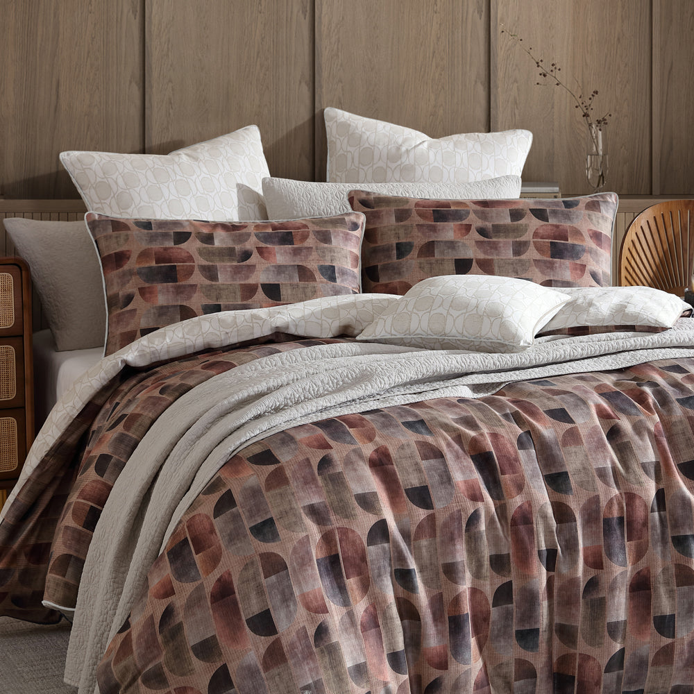 Fletcher Quilt Cover Set Queen Size - Soft Luxury Bedding for Comfortable Sleep | Perfect for Master Bedroom, Guest Room & Cozy Home Decor