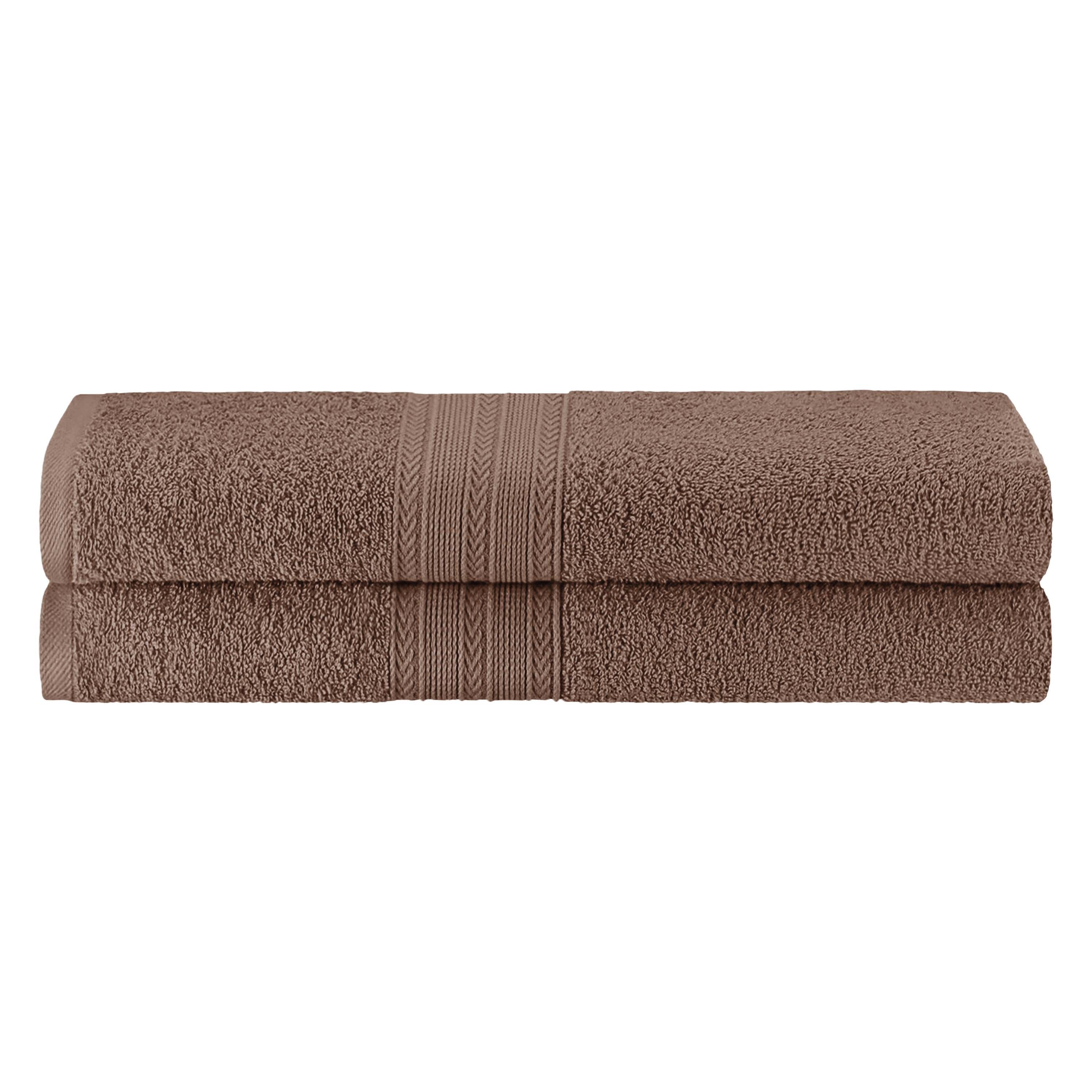 Soft Cotton Eco-Friendly 2-Piece Bath Sheet Towel Set - Ultra Absorbent & Quick Dry for Spa, Beach & Luxury Bathroom