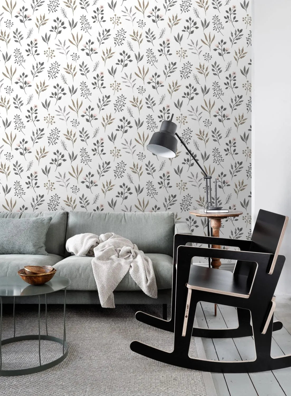 Scandi Cool Greenery - Modern Scandinavian Style Artificial Plants for Home & Office Decor - Perfect for Living Room, Bedroom, and Workspace