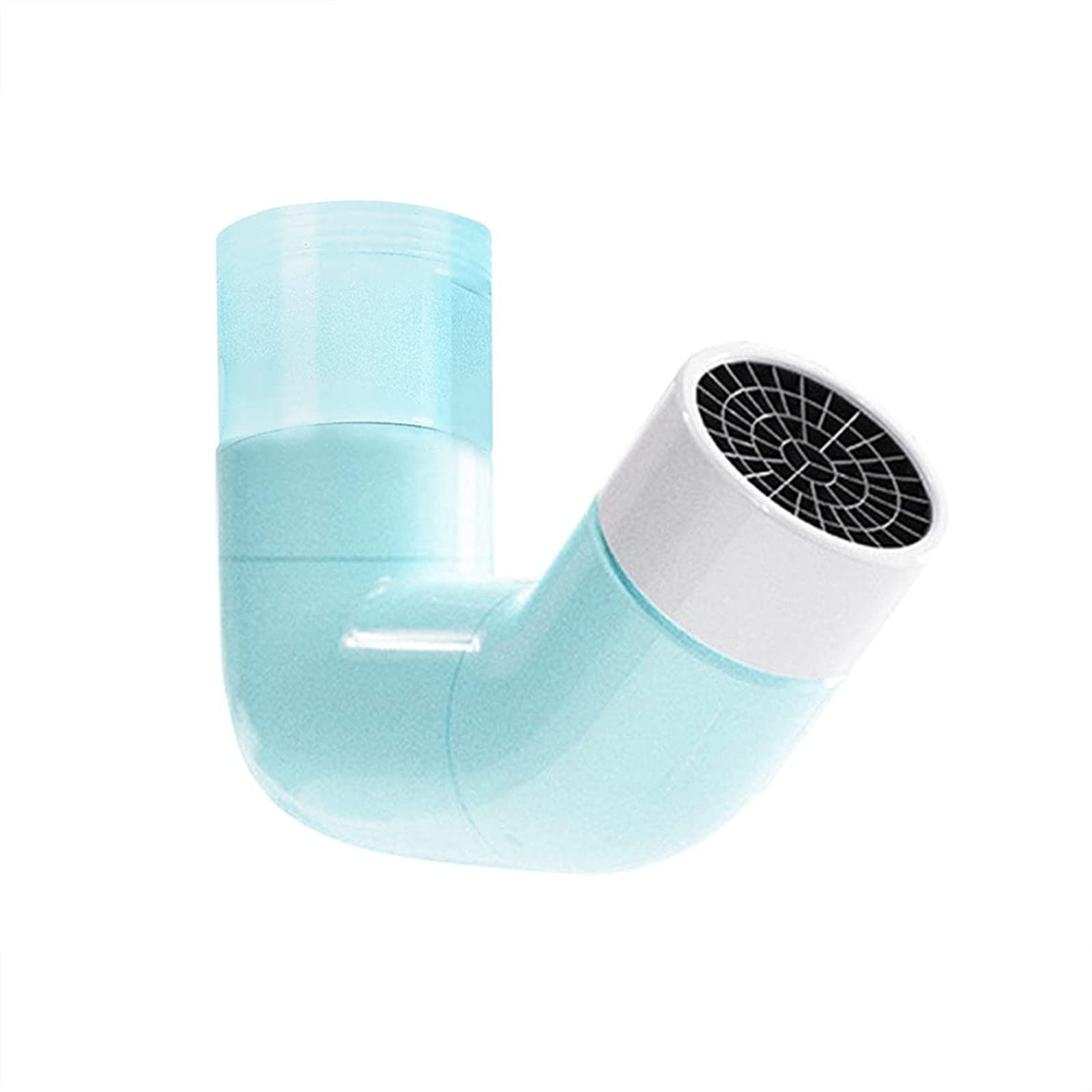 Universal Splash-Proof Faucet Extender with Bubbler - Blue 7x7x7cm for Kitchen & Bathroom Sink | Water-Saving, Anti-Splash Design | Perfect for Hand Washing, Dish Cleaning & Home Decor