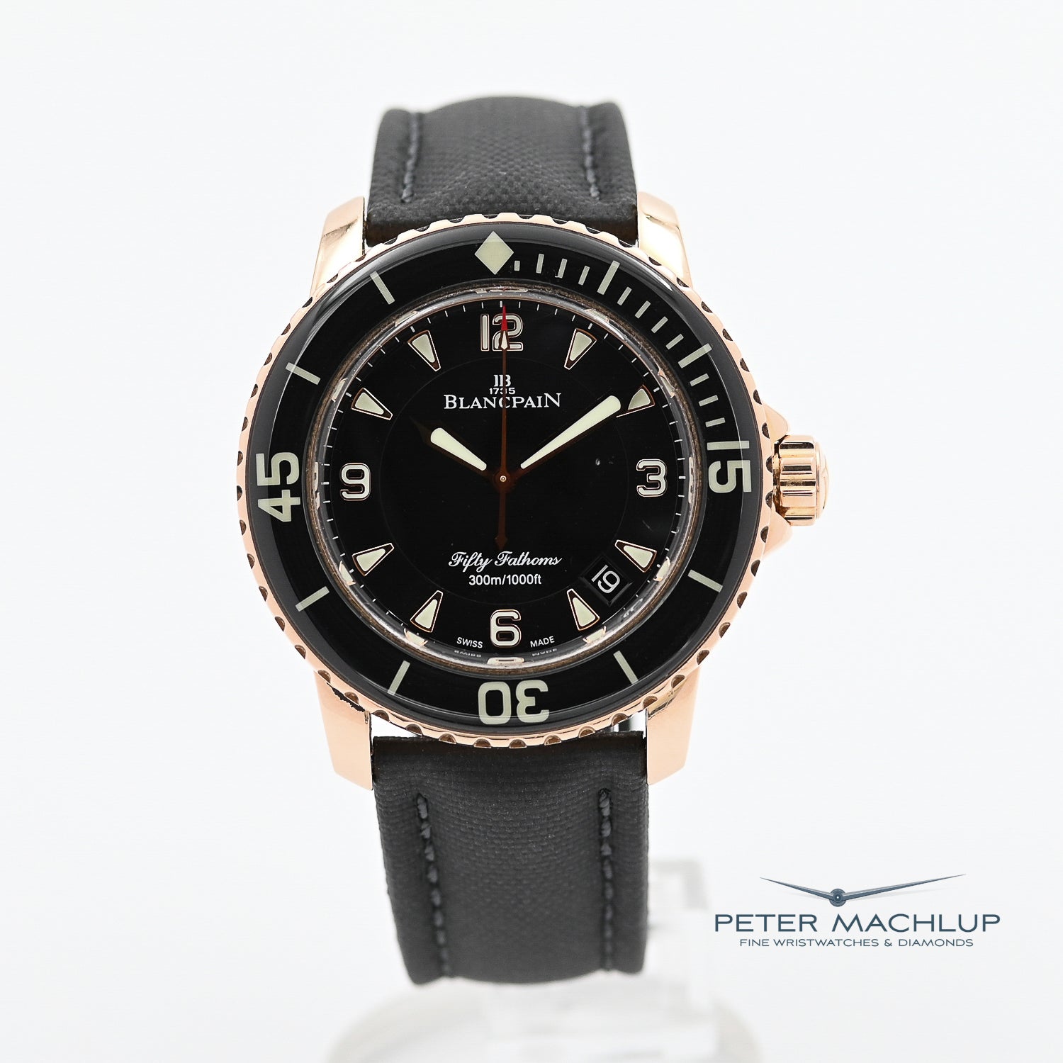 Blancpain Fifty Fathoms Automatic Diver Watch - Luxury Swiss Made Men's Wristwatch for Scuba Diving, Water Sports & Formal Occasions