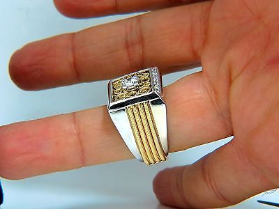 18Kt Gold Men's 0.60ct Diamond Ring with Coil Wrap Design - 3D Tourbillon Luxury Jewelry for Gifts, Weddings & Special Occasions