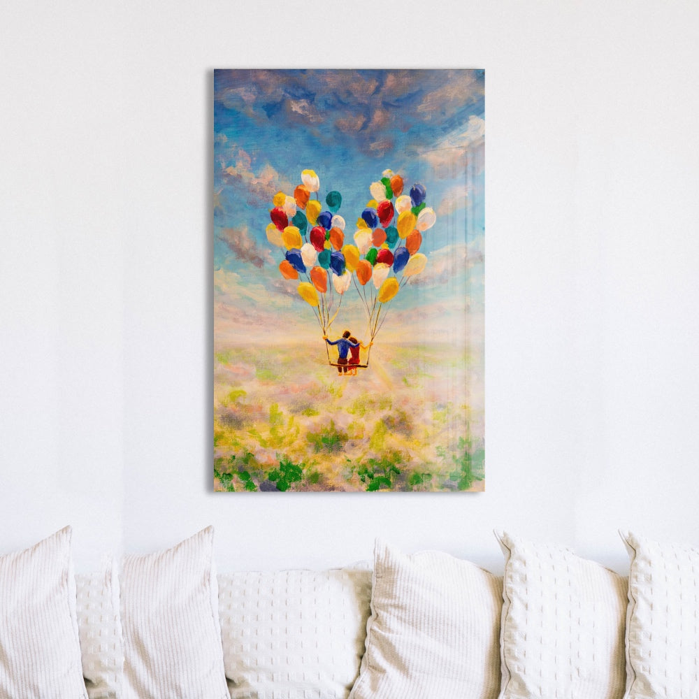Dream Place Glass Wall Art - Elegant Home Decor for Living Room, Bedroom & Office - Perfect for Gifts & Interior Design