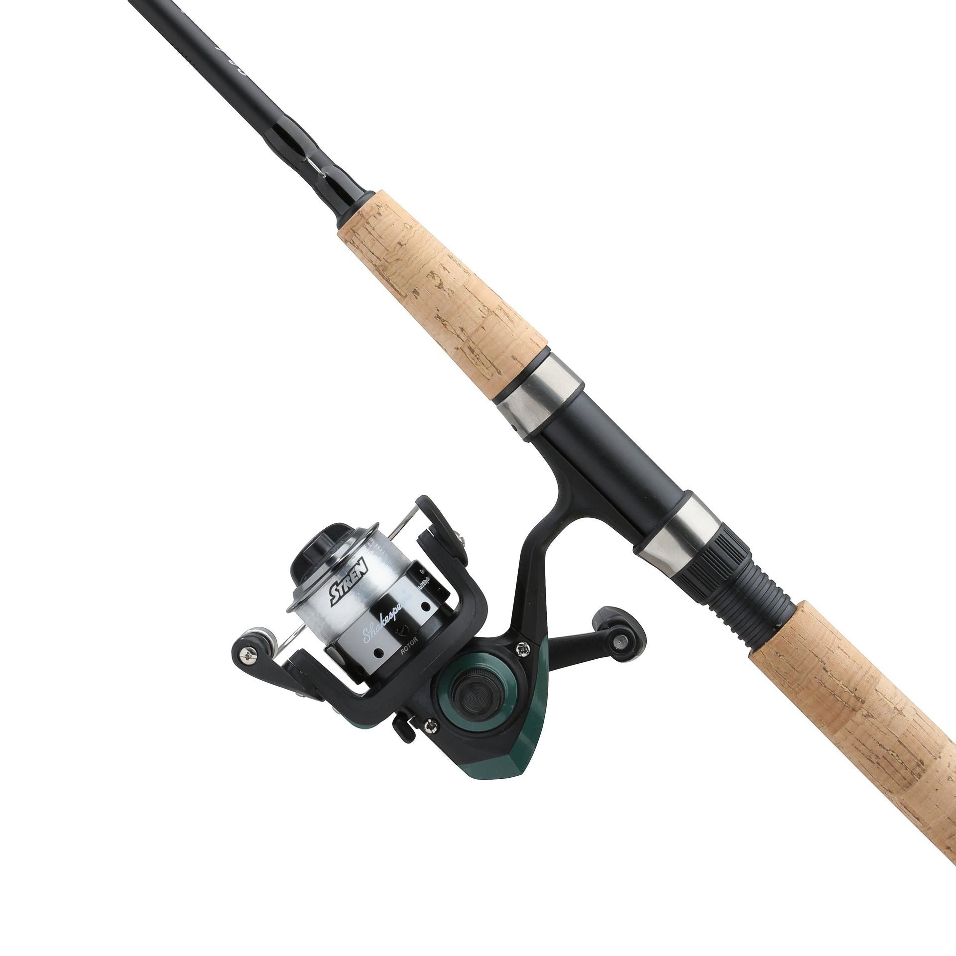 Micro Series Spinning Fishing Rod and Reel Combo - Lightweight Graphite Freshwater/Saltwater Fishing Gear for Bass, Trout, Salmon - Perfect for Shore Fishing, Boat Angling & Travel
