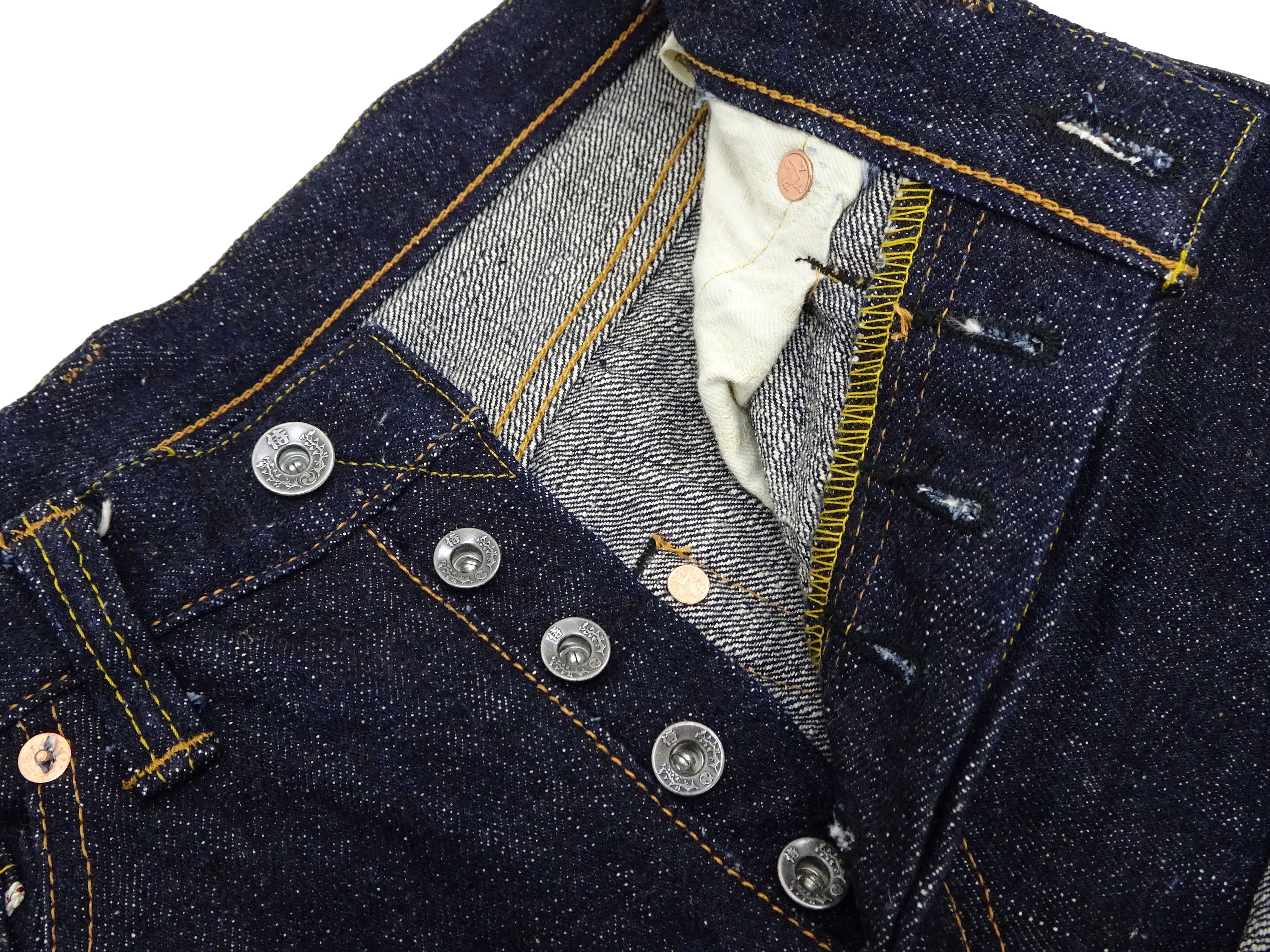 Samurai Jeans S5000VXII Men's Straight Leg Slim Fit 17oz Japanese Selvedge Denim Pants - Premium One Washed Raw Jeans for Casual Wear & Street Style
