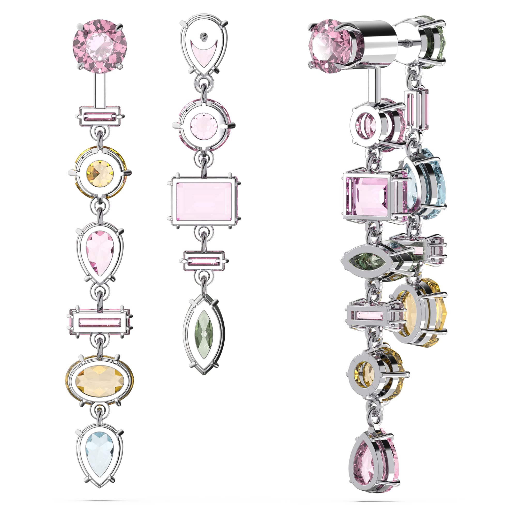 Swarovski Gema Crystal Drop Earrings - Elegant Dangling Earrings for Women | Perfect for Weddings, Parties & Special Occasions
