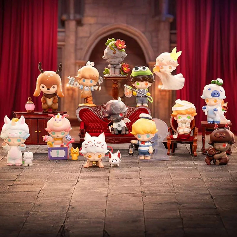 Dimoo No One's Gonna Sleep Tonight Series Collectible Figures - Cute Anime Character Display for Home Decor & Gift Giving