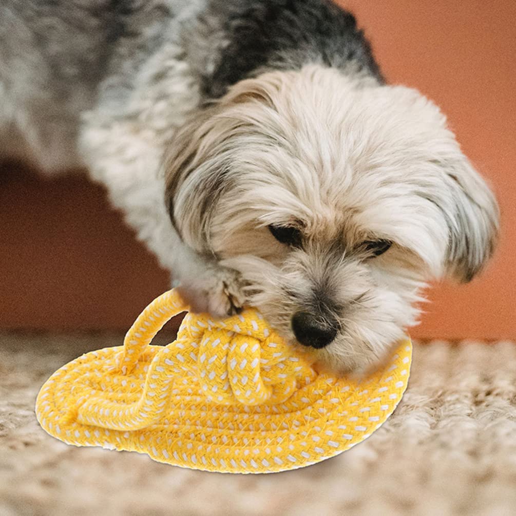 Balacoo 2-Pack Dog Chew Toys for Aggressive Chewers - Durable Pet Slippers & Plush Molar Chewing Toys for Puppies, Teething Relief & Interactive Play - Great for Large Dogs, Rope Toys Included for Biting & Tug-of-War Fun