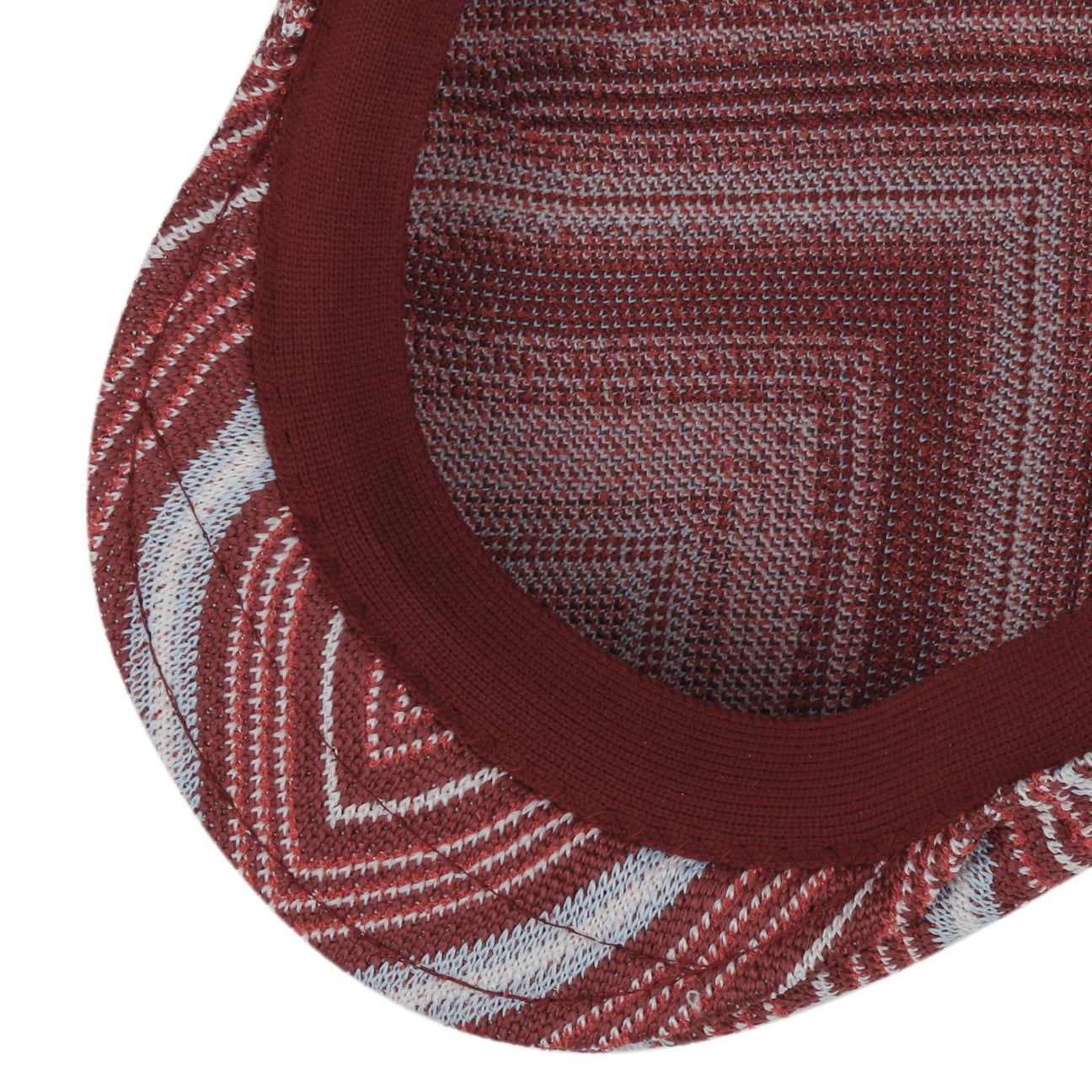 Kangol Diagonal Stripes Flat Cap - Stylish Men's & Women's Fashion Hat for Casual Wear, Outdoor Activities & Vintage Looks