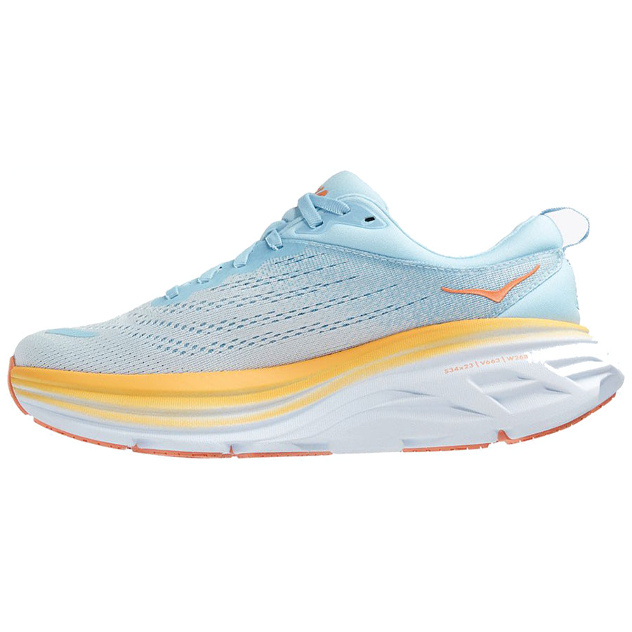 HOKA Bondi 8 Running Shoes for Men & Women - Max Cushioning for Comfort, Support & Stability - Ideal for Walking, Jogging & Long Distance Running