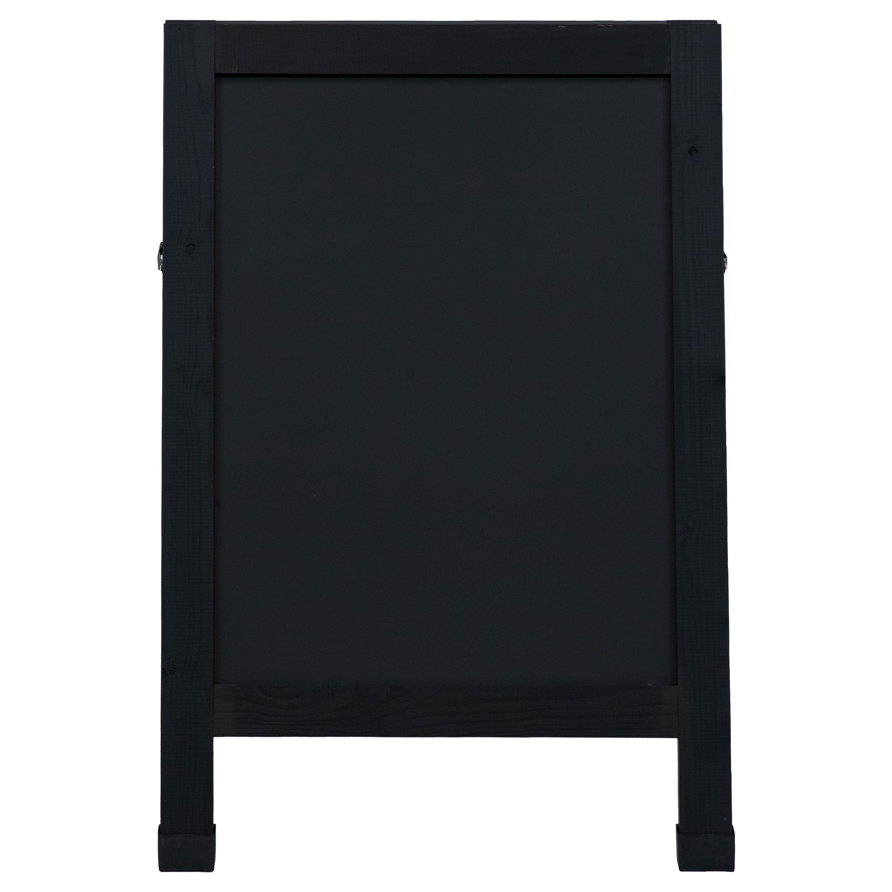 Sunnydaze 30 x 20 A-Frame Chalkboard Sign - Outdoor Menu Board, Sidewalk Sign for Restaurants, Cafes & Events - Weatherproof Chalkboard for Daily Specials & Promotions