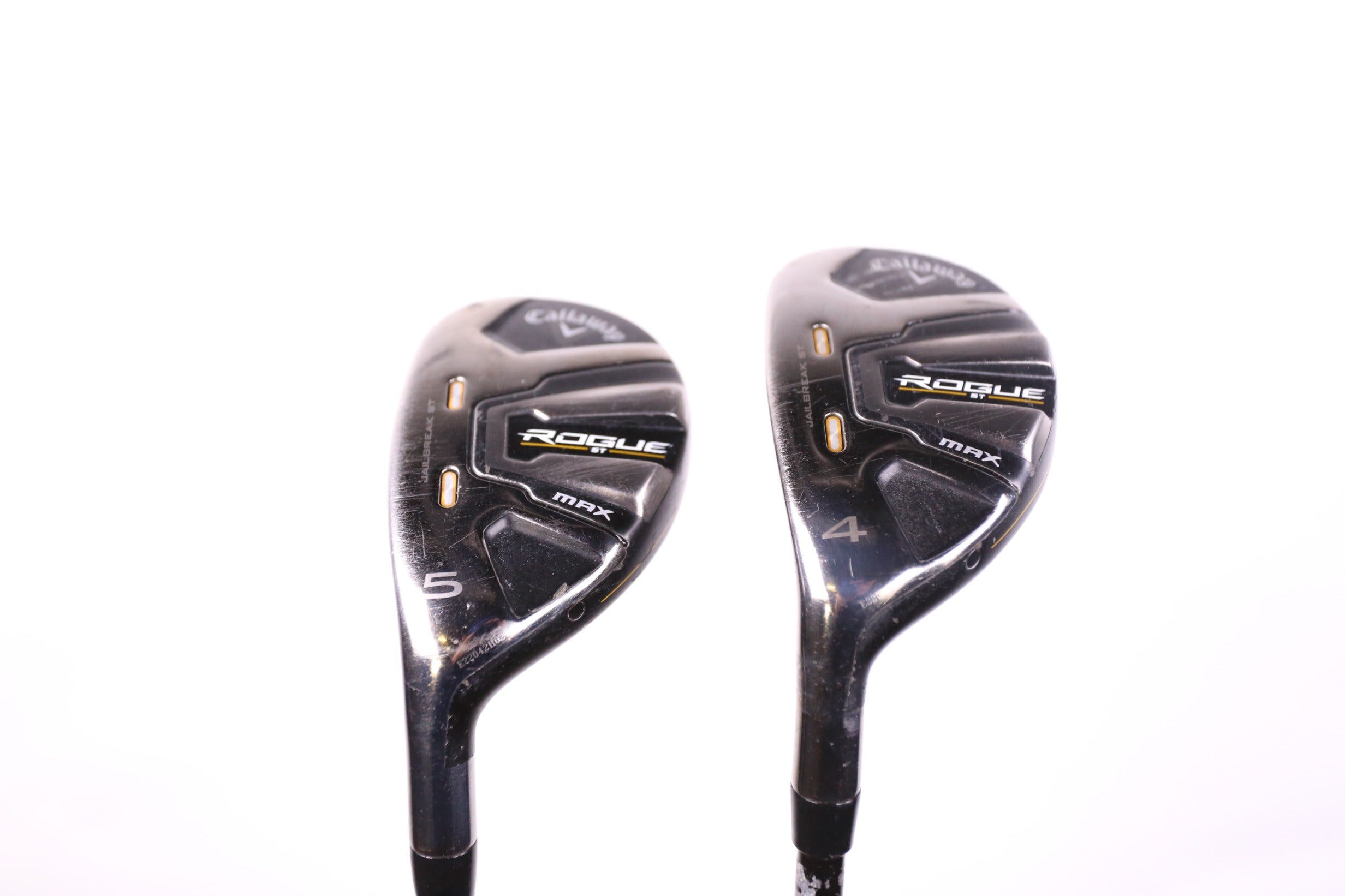 Used Callaway Rogue ST MAX Hybrid Golf Club Set - Left Handed 4H & 5H with Regular Flex Shaft | Perfect for Mid-Handicap Golfers & Driving Range Practice
