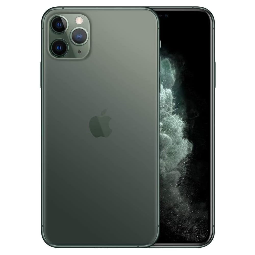 Apple iPhone 11 Pro 64GB Unlocked Smartphone - Midnight Green (Renewed Premium) for Business, Travel & Everyday Use