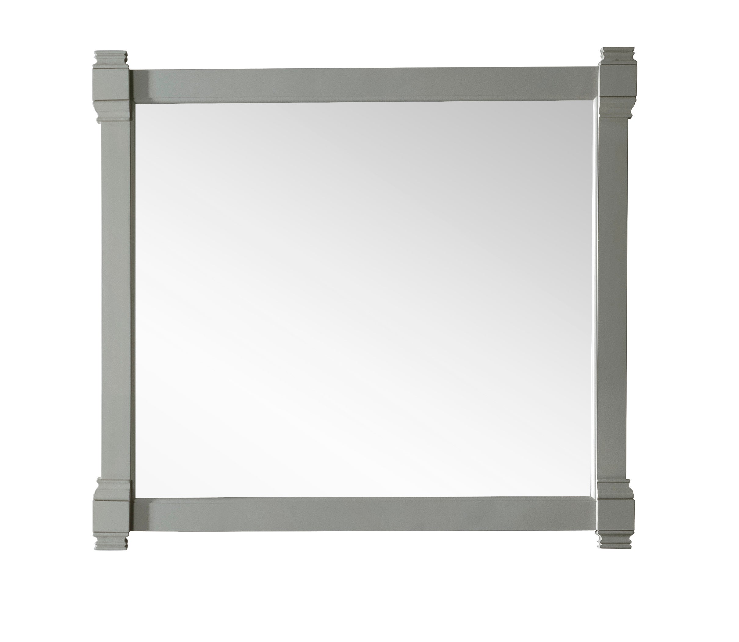Brittany 43-Inch Wall Mirror in Urban Gray - Modern Full-Length Mirror for Bedroom, Living Room & Entryway Decor