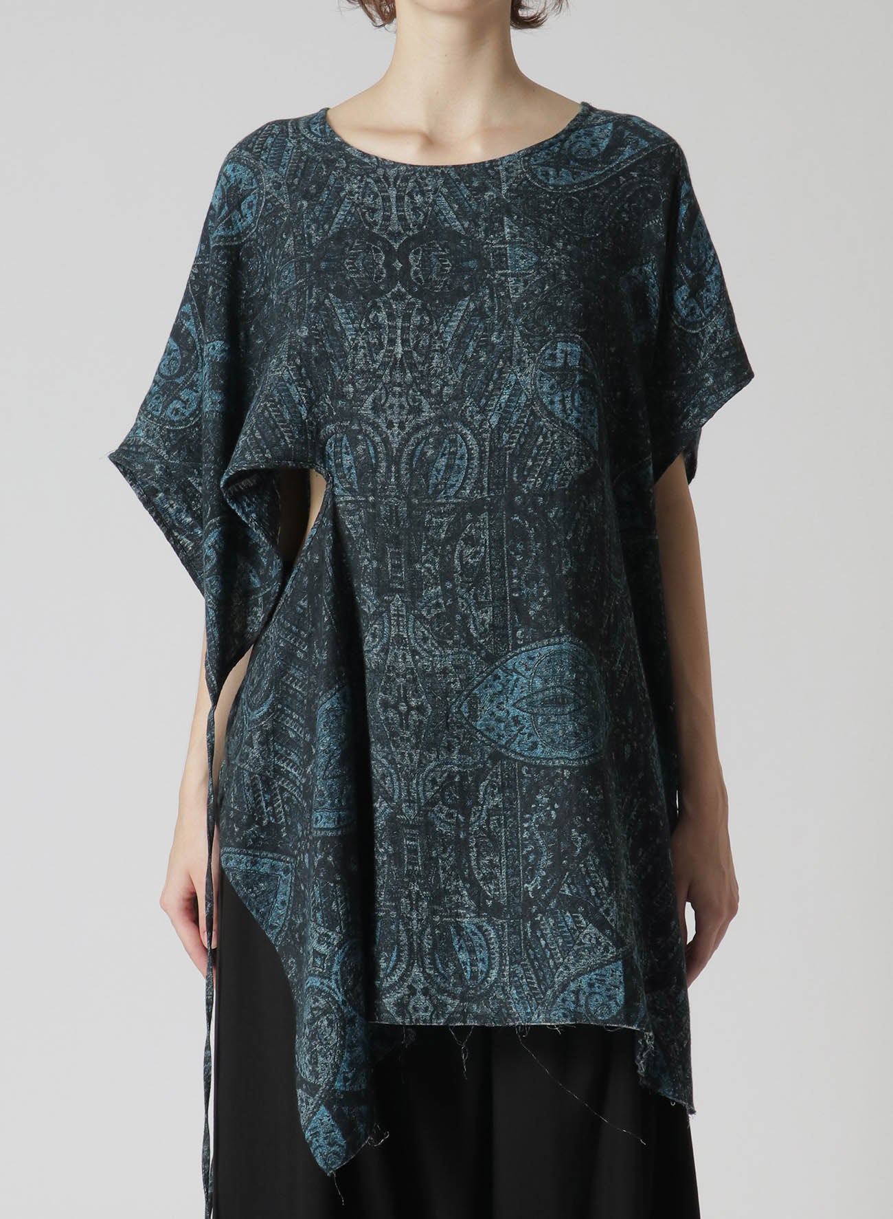 Stylish Cotton Gauze Blouse with Indian Jacquard Print - Perfect for Boho Chic, Casual Outfits & Summer Fashion