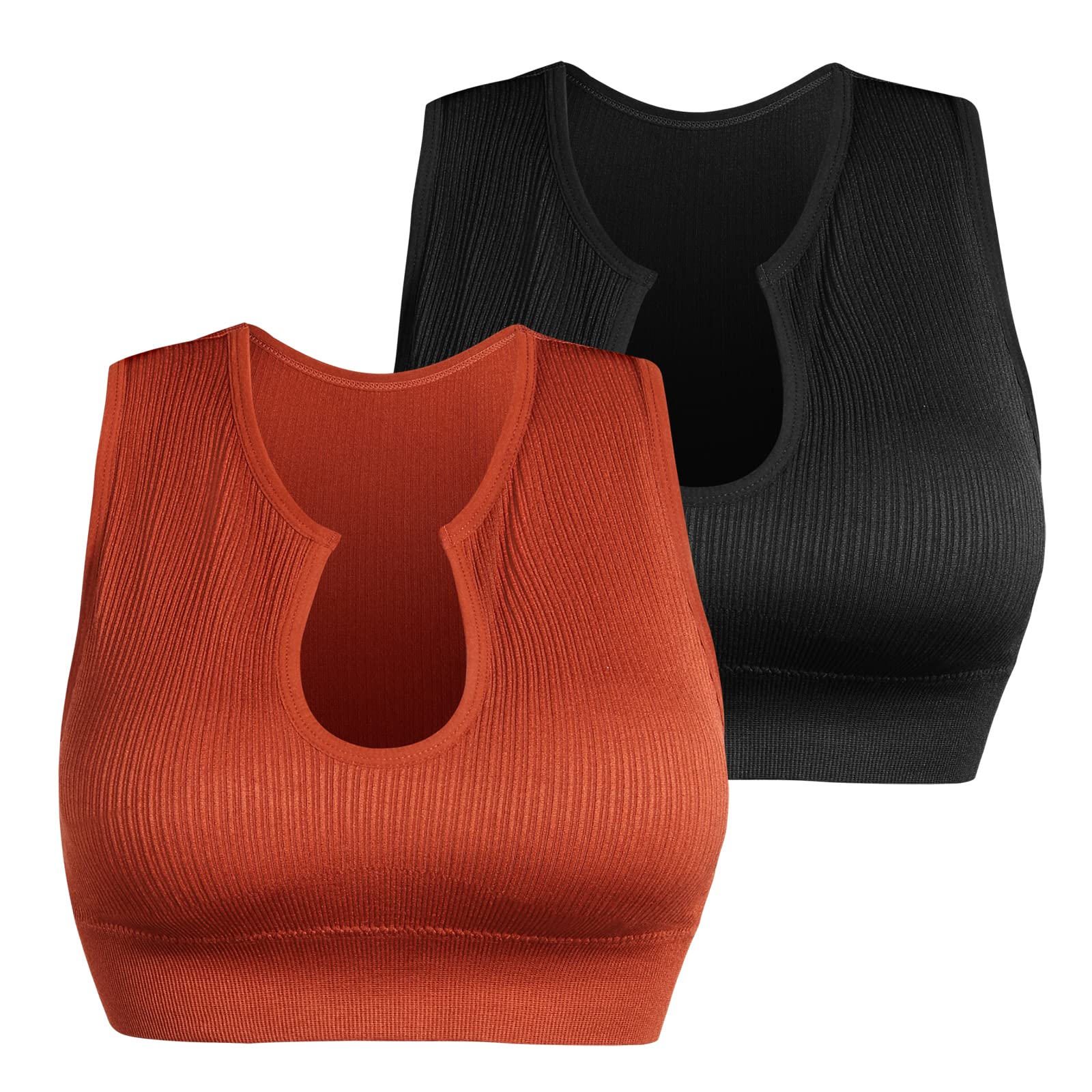 Seamless Yoga Outfits for Women - Sports Bra & Leggings Set for Workout