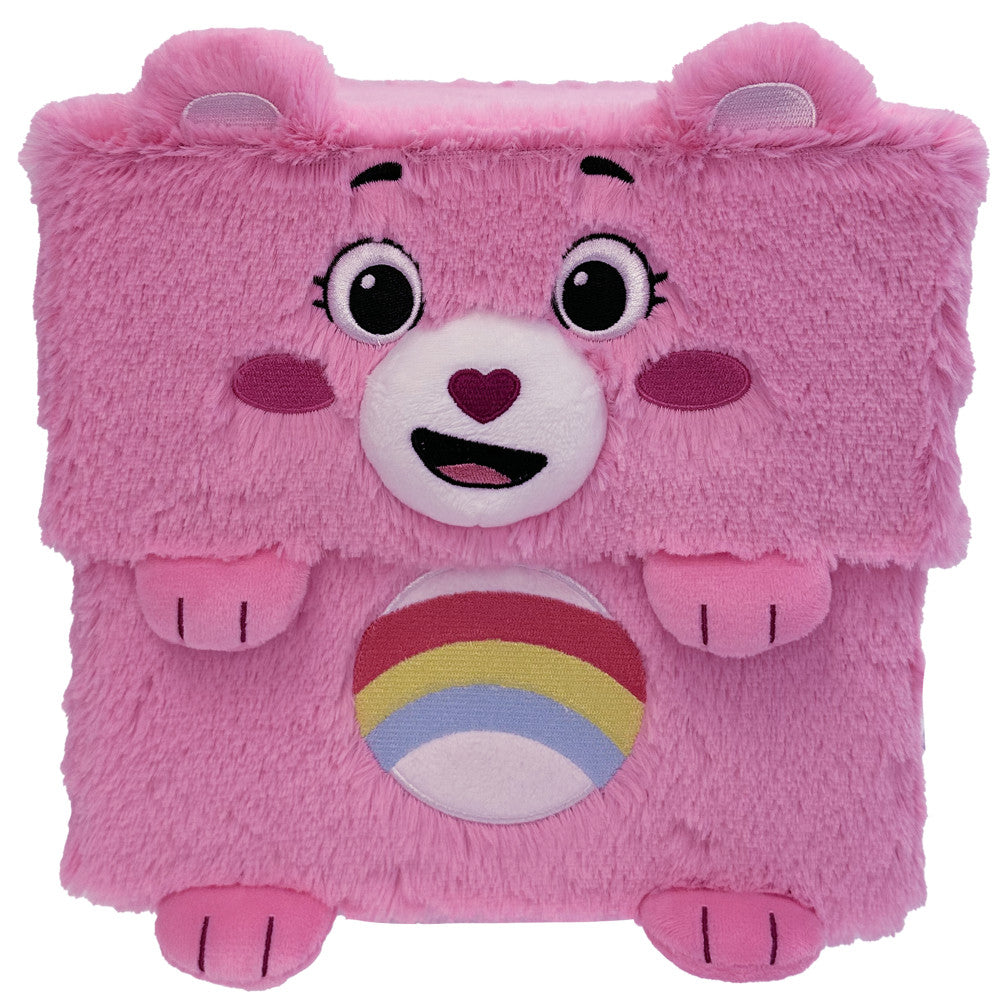 Care Bears Cheer Bear 8-Inch Pink Storage Bin - Cute Toy Organizer for Kids' Room, Playroom & Nursery - Perfect for Storing Plush Toys, Books & Accessories