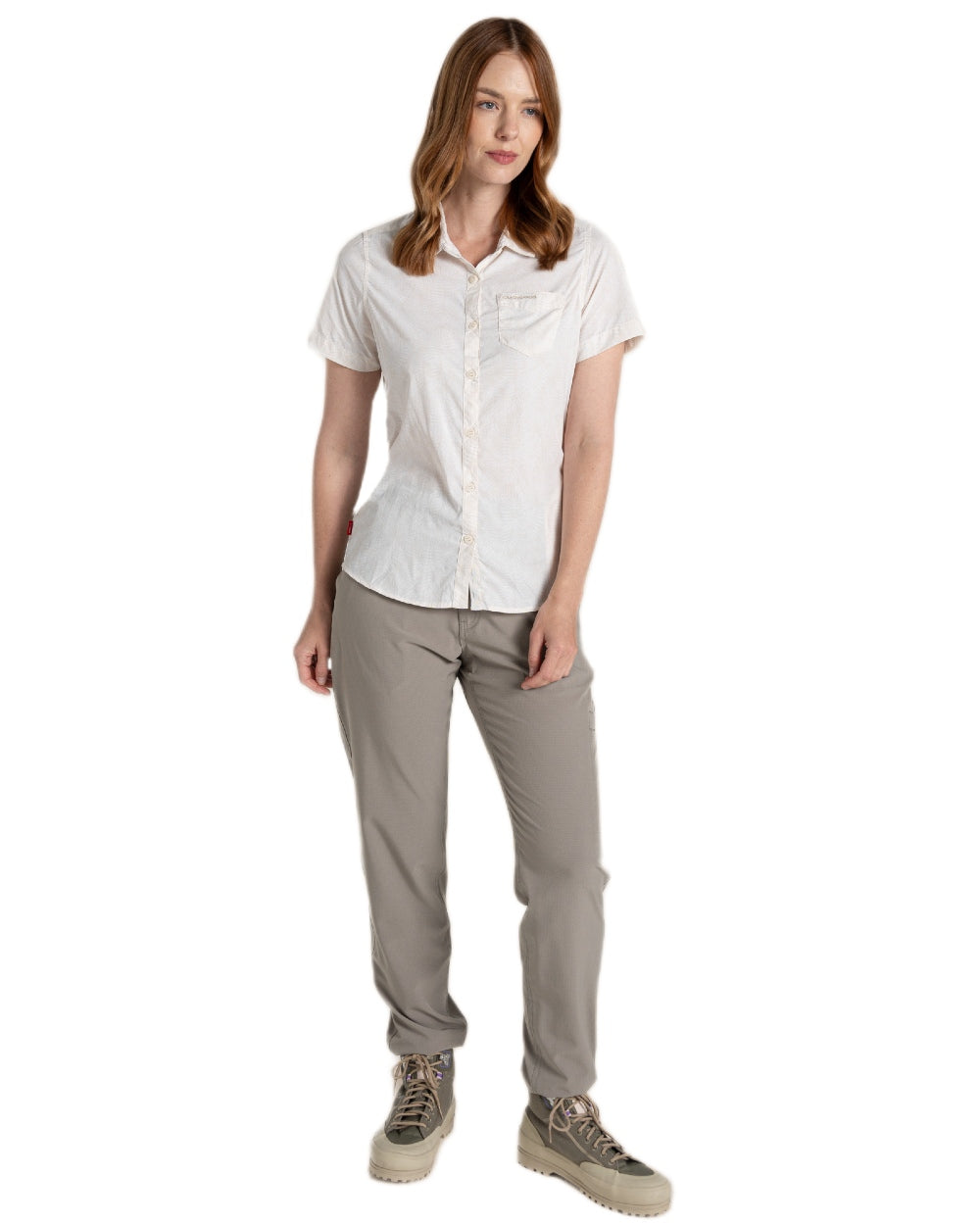 Craghoppers Women's NosiLife Vanna Short Sleeve Shirt - Bug Repellent Travel & Outdoor Adventure Shirt for Hiking, Camping & Summer Activities