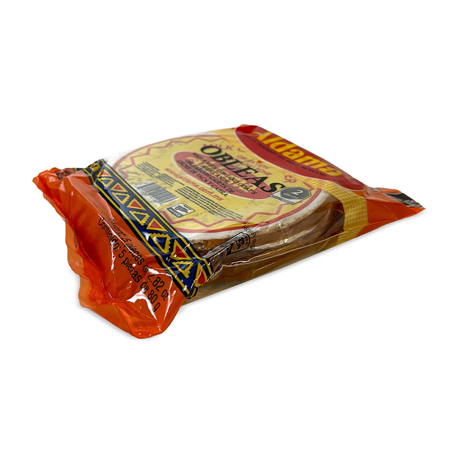 Aldama Grande Oblea Wafers - 5 Count Bag | Authentic Mexican Dessert for Parties, Snacks & Gift Giving