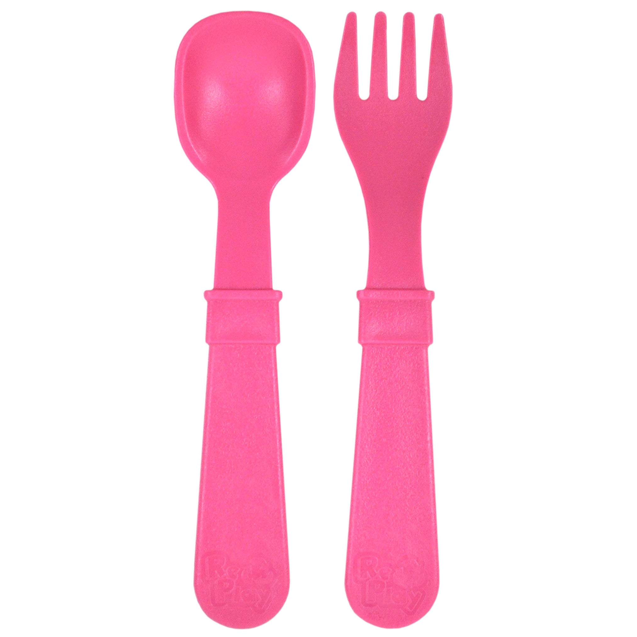 Reusable Eco-Friendly Baby Utensils - BPA-Free Spoon & Fork Set for Toddlers | Safe for Mealtime, Travel & On-The-Go Feeding