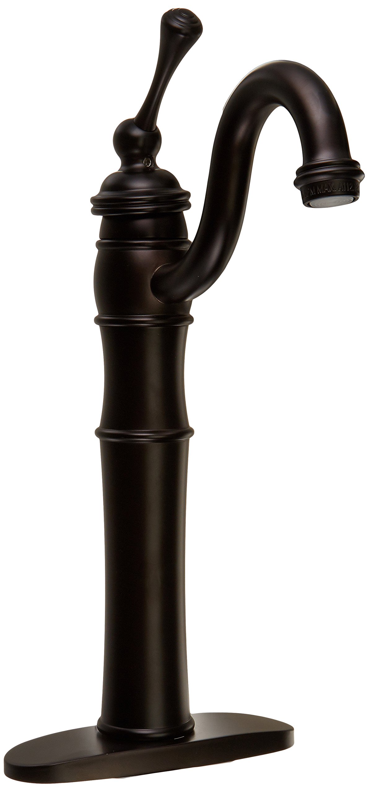 Elements of Design EB3425BL Boston Single Handle Vessel Sink Faucet - Oil Rubbed Bronze Finish, 6-1/8