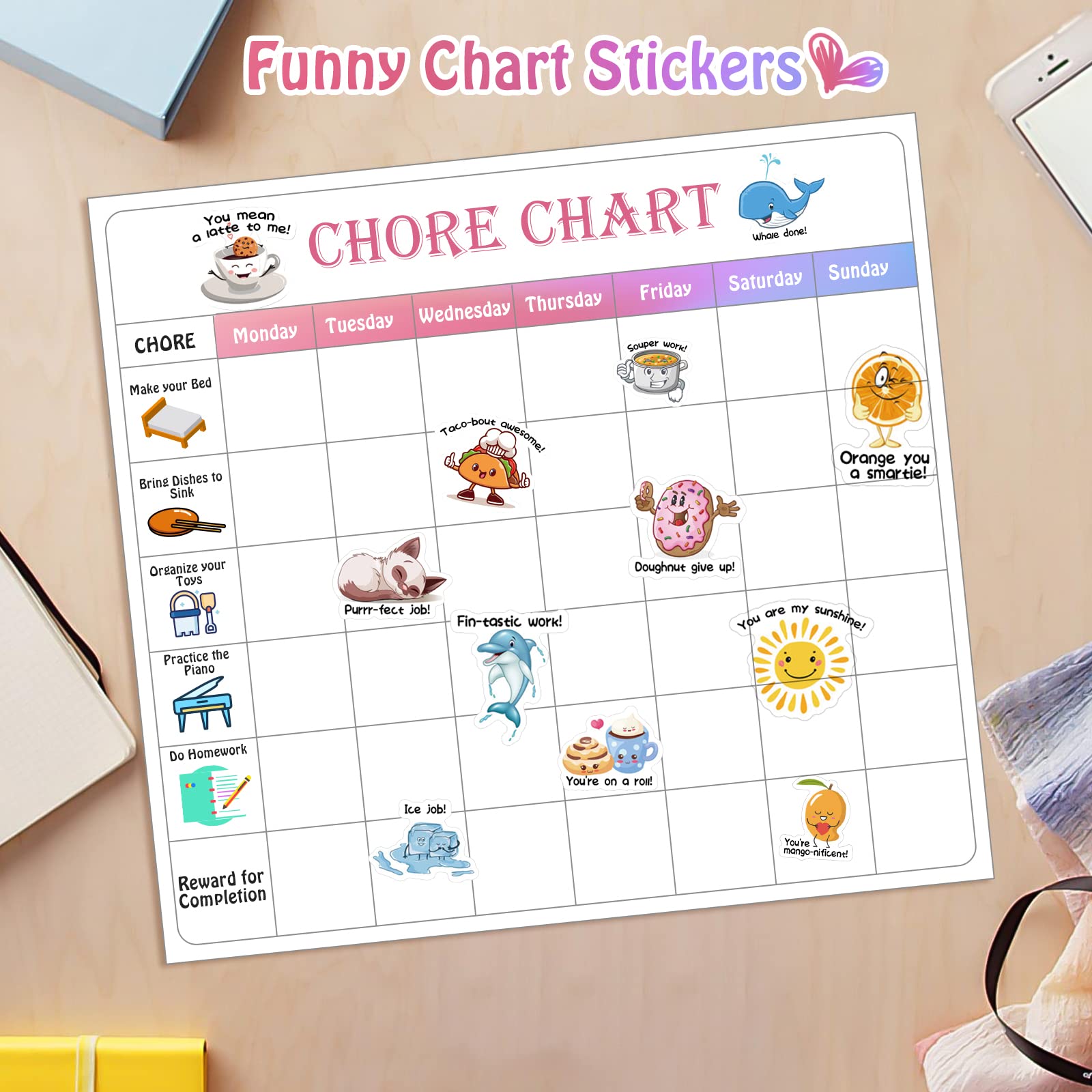 1000 Pcs Motivational Reward Stickers for Kids - 50 Fun Designs, Positive Teacher Supplies for Classroom, Student Incentive Stickers with Encouraging Words - Perfect for School Awards, Homework Motivation & Behavior Charts