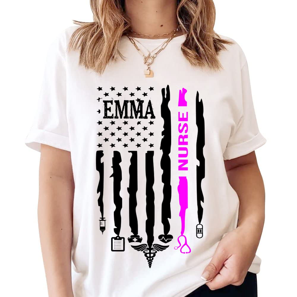 NAZENTI Personalized Halloween Teacher Shirts for Women - Cute Custom Teacher Apparel - Perfect for Halloween Classroom Parties & Teacher Costume Events