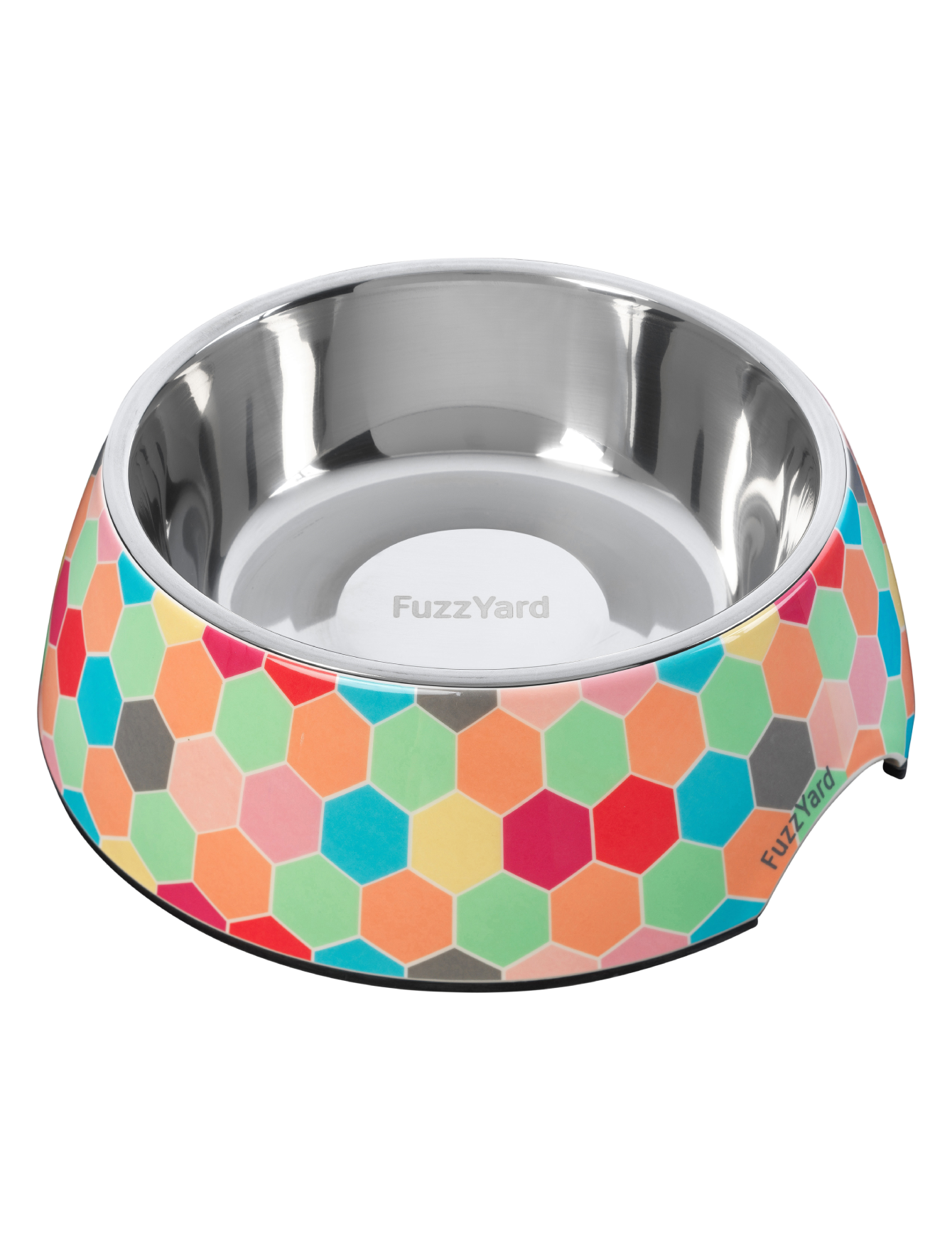 FuzzYard Easy Feeder Pet Bowl - The Hive Non-Slip Slow Feeder Dog Bowl (3 Sizes: Small, Medium, Large) for Mealtime Fun & Portion Control - Perfect for Puppies, Small & Large Dogs at Home or Travel