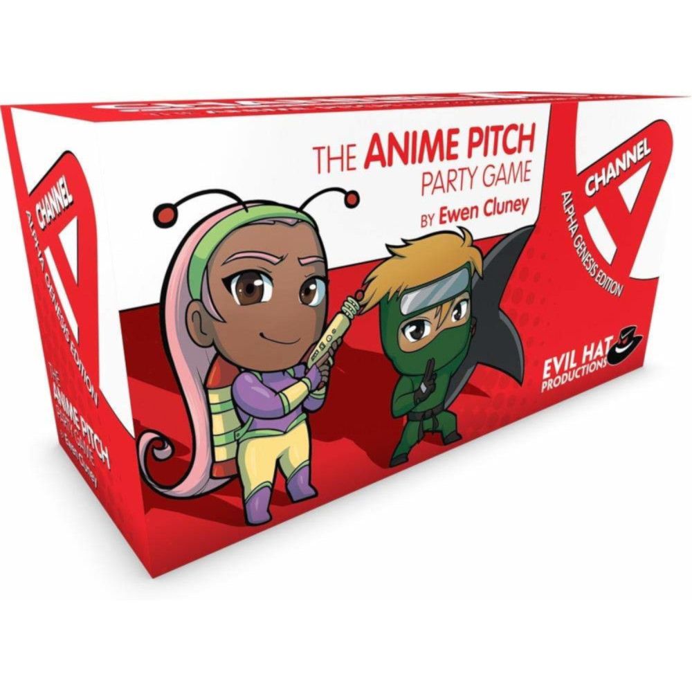 Alpha Genesis Edition Anime Pitch Party Game - Fun Anime-Themed Party Card Game for Friends & Family - Perfect for Game Nights, Birthday Parties & Social Gatherings