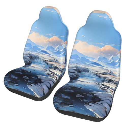 Snowy Mountain Scenery