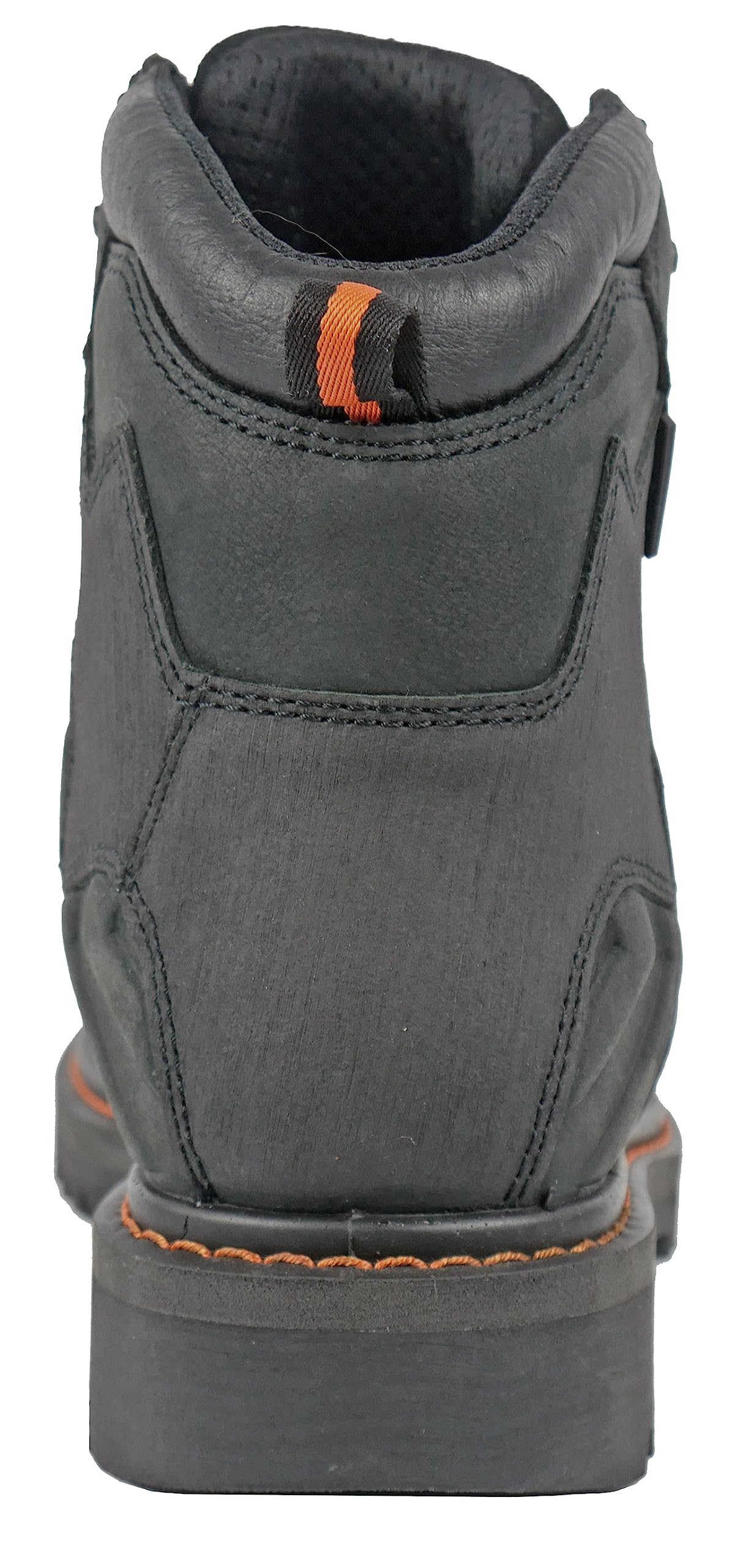 HOSS Bronc Black 6 Inch Composite Safety Toe Waterproof Puncture Resistant Work Boots for Men - Durable Construction & Slip-Resistant Outsole - Ideal for Construction, Oil Rig & Heavy Duty Work Environments