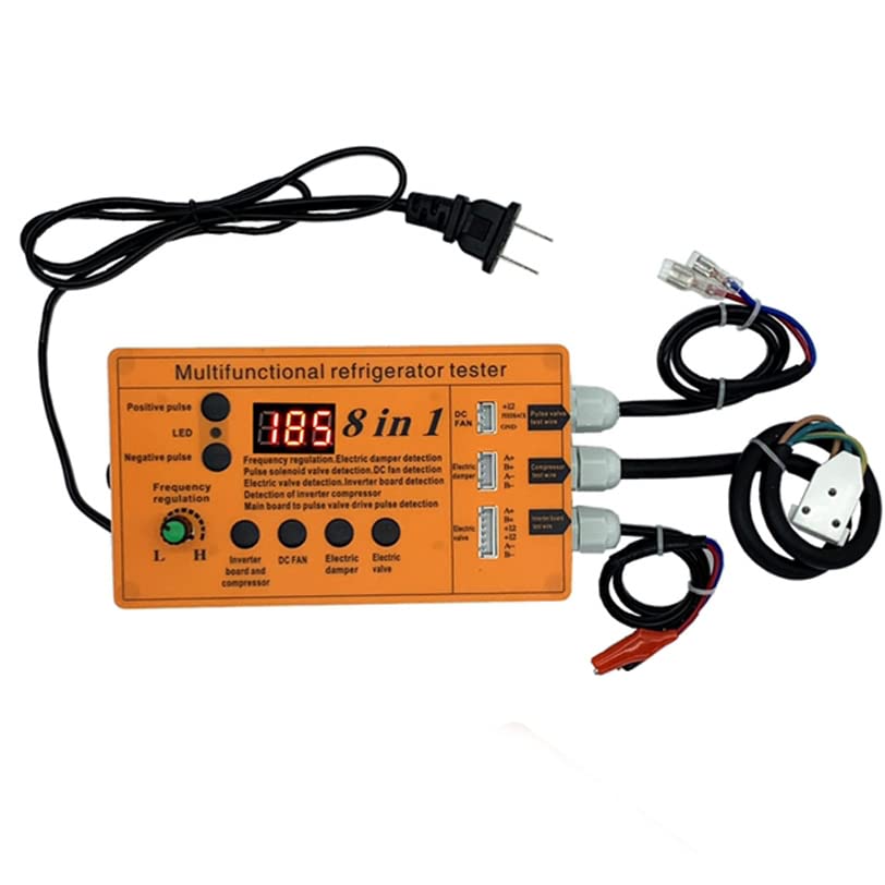 Refrigerator Multi-Function Diagnostic Tool - Inverter Board, Compressor, Electromagnetic Valve & Fan Throttle Tester | Professional Appliance Repair Kit for Home & Commercial Use