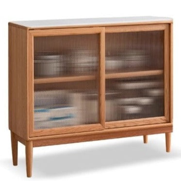 49.2х17.7х35.8 inch / 125.4x45x91.2сm / Natural wood color / Slate sideboard