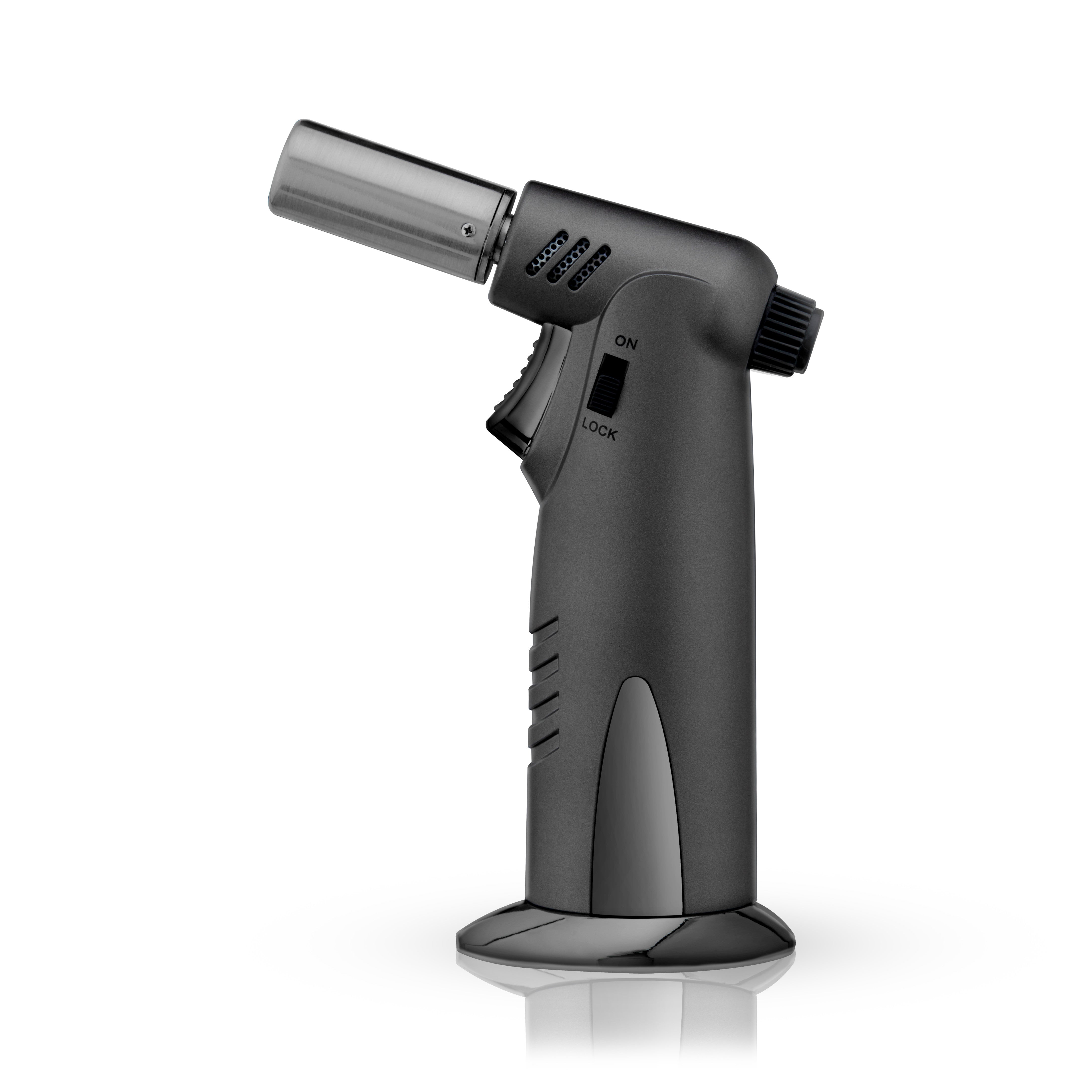 Professional Butane Culinary Torch for Cooking, Baking & Desserts - Alchemi Bartender's Torch - Perfect for Crème Brûlée, Seared Steak & Cocktail Garnishing