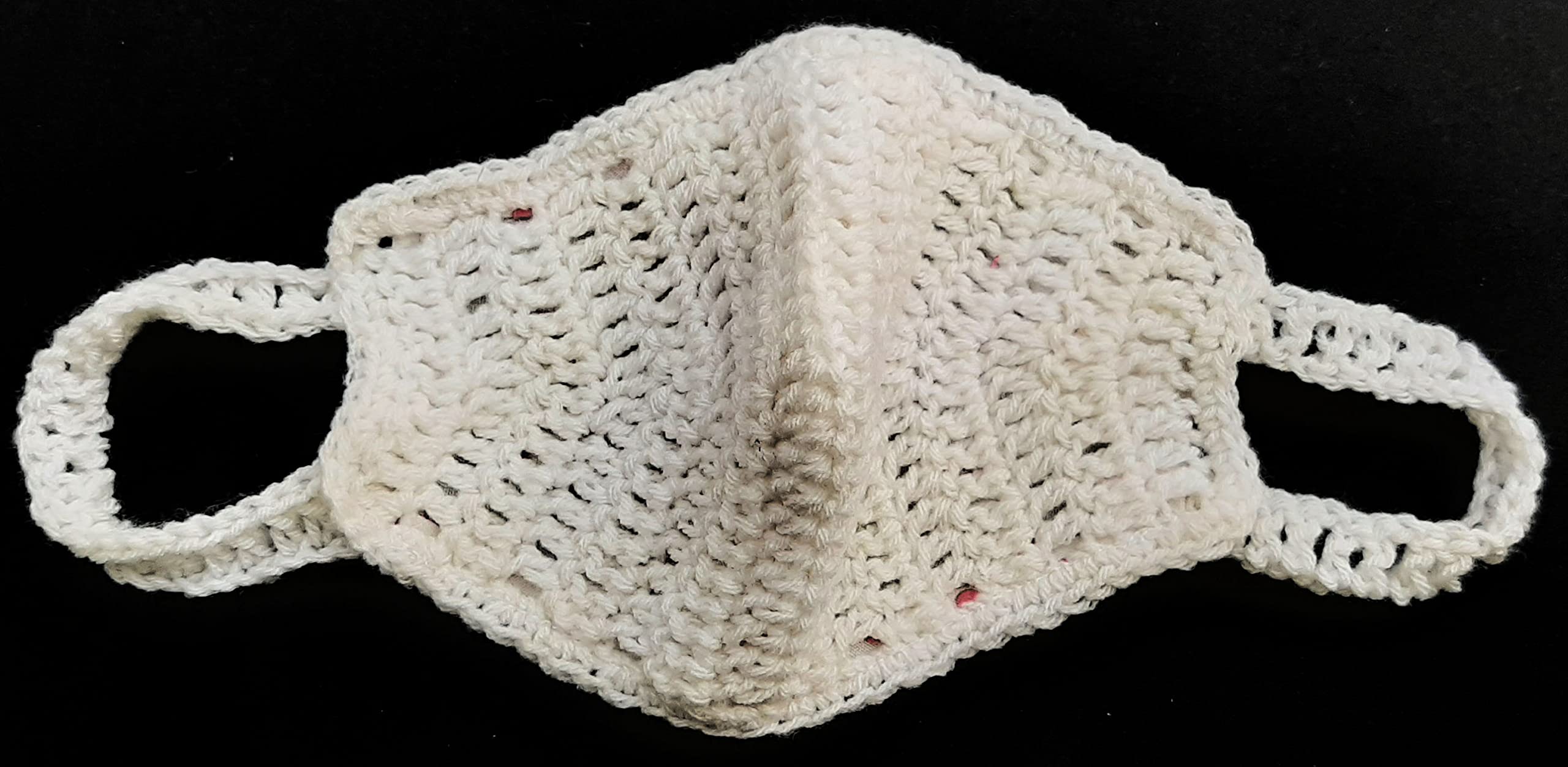 My Little Princess Handmade Wool Crochet Face Mask for Kids - Soft, Breathable & Adjustable (Multiple Colors) - Perfect for School, Playdates & Outdoor Activities