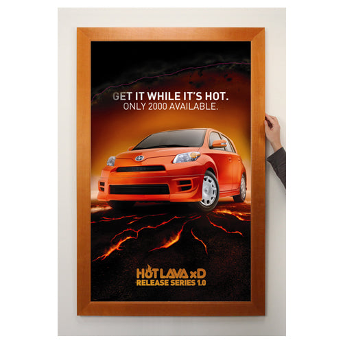 12x24 Wood Picture Frames - Wide Wood Poster Display Frames for Wall Art, Photos & Posters - Perfect for Home Decor, Office & Gallery Displays