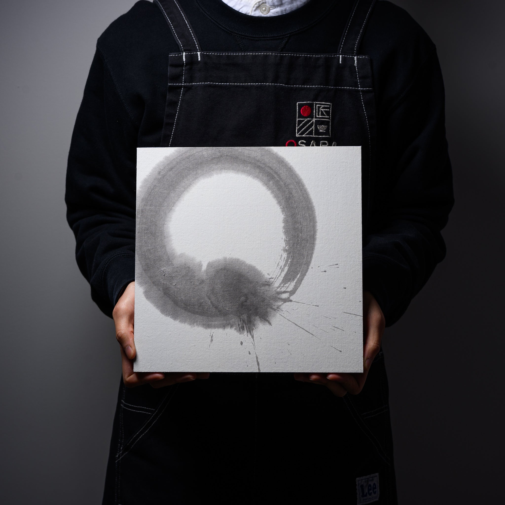 Youna Matsushita Japanese Calligraphy Enso Circle - Authentic Zen Buddhist Artwork for Meditation & Home Decor | Perfect for Yoga Studios, Office Spaces & Gift Giving