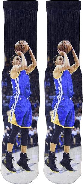 Youth Boys Basketball Socks Set - 3 Pairs Lucky Number Athletic Crew Socks for Men & Teens - Moisture Wicking Sports Socks for Basketball, Running, Gym Workouts & Daily Wear