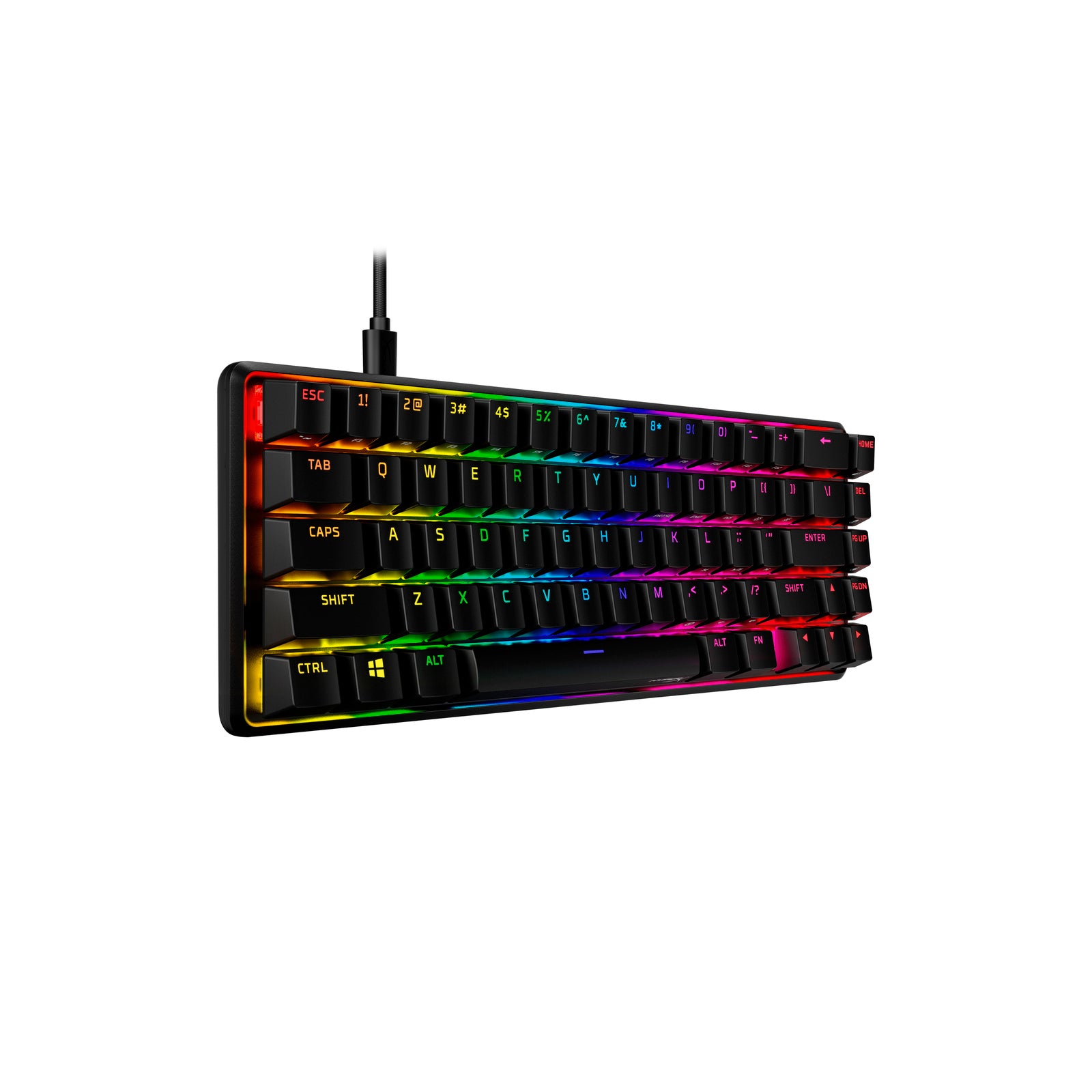 HyperX Alloy Origins 65 Mechanical Gaming Keyboard - Compact 65% Layout, RGB Backlit, HyperX Red Switches - Perfect for Esports, Gaming & Office Work