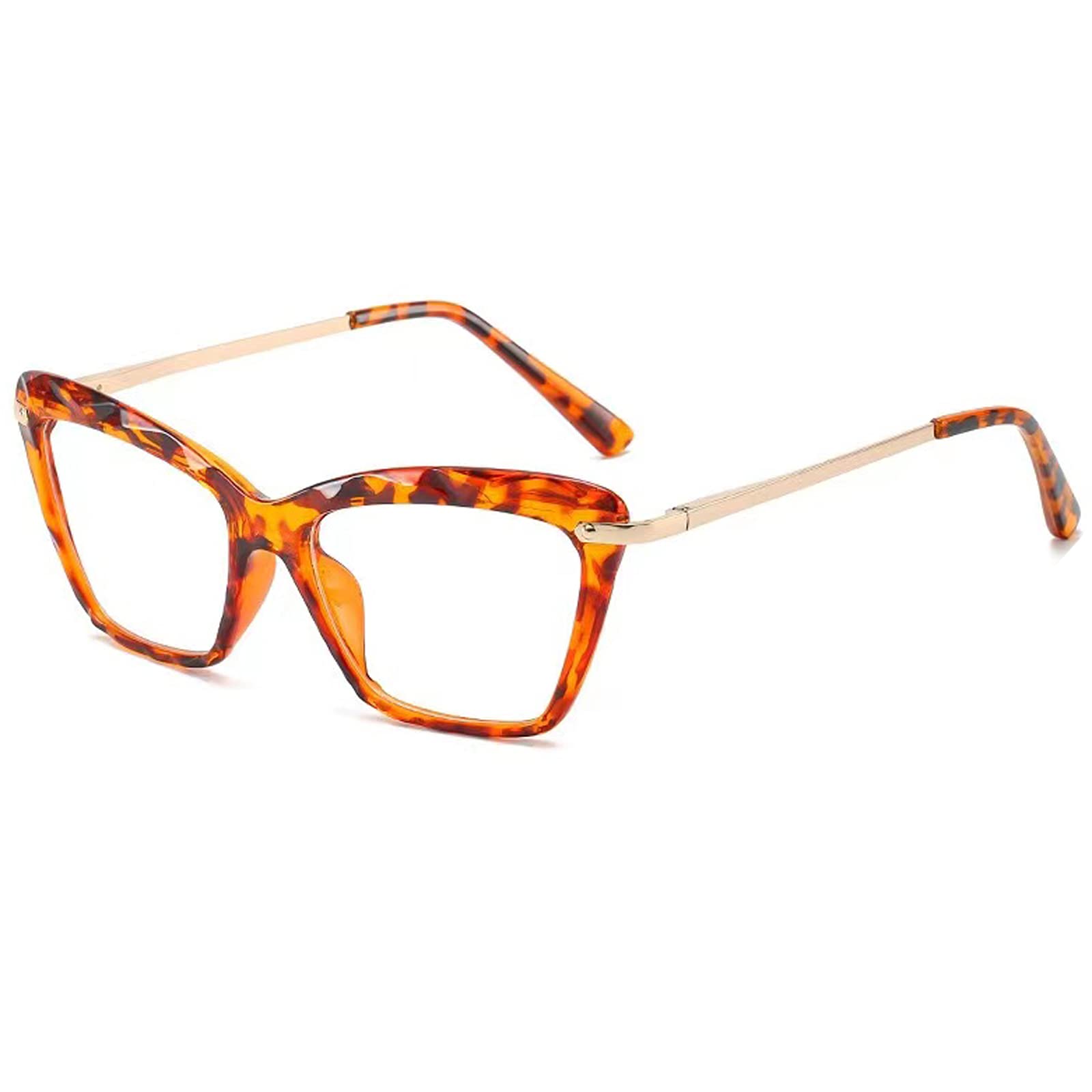 Oripoxic Cat Eye Glasses for Women - Retro Myopia & Nearsighted Prescription Eyewear - Perfect for Reading, Driving & Fashion Accessories