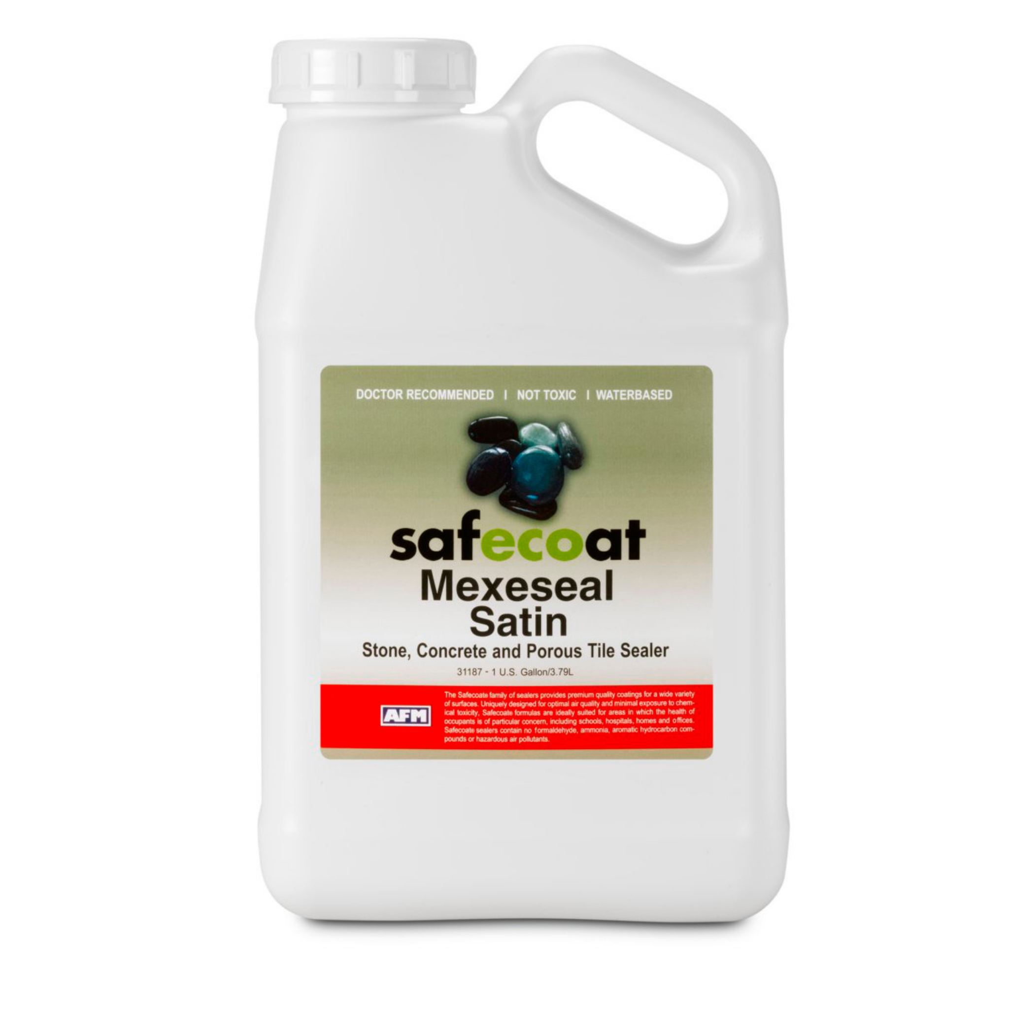 AFM Safecoat Mexeseal - Premium Water-Based Sealer for Concrete & Masonry | Ideal for Basements, Garages & Driveways | Eco-Friendly & Low VOC Formula