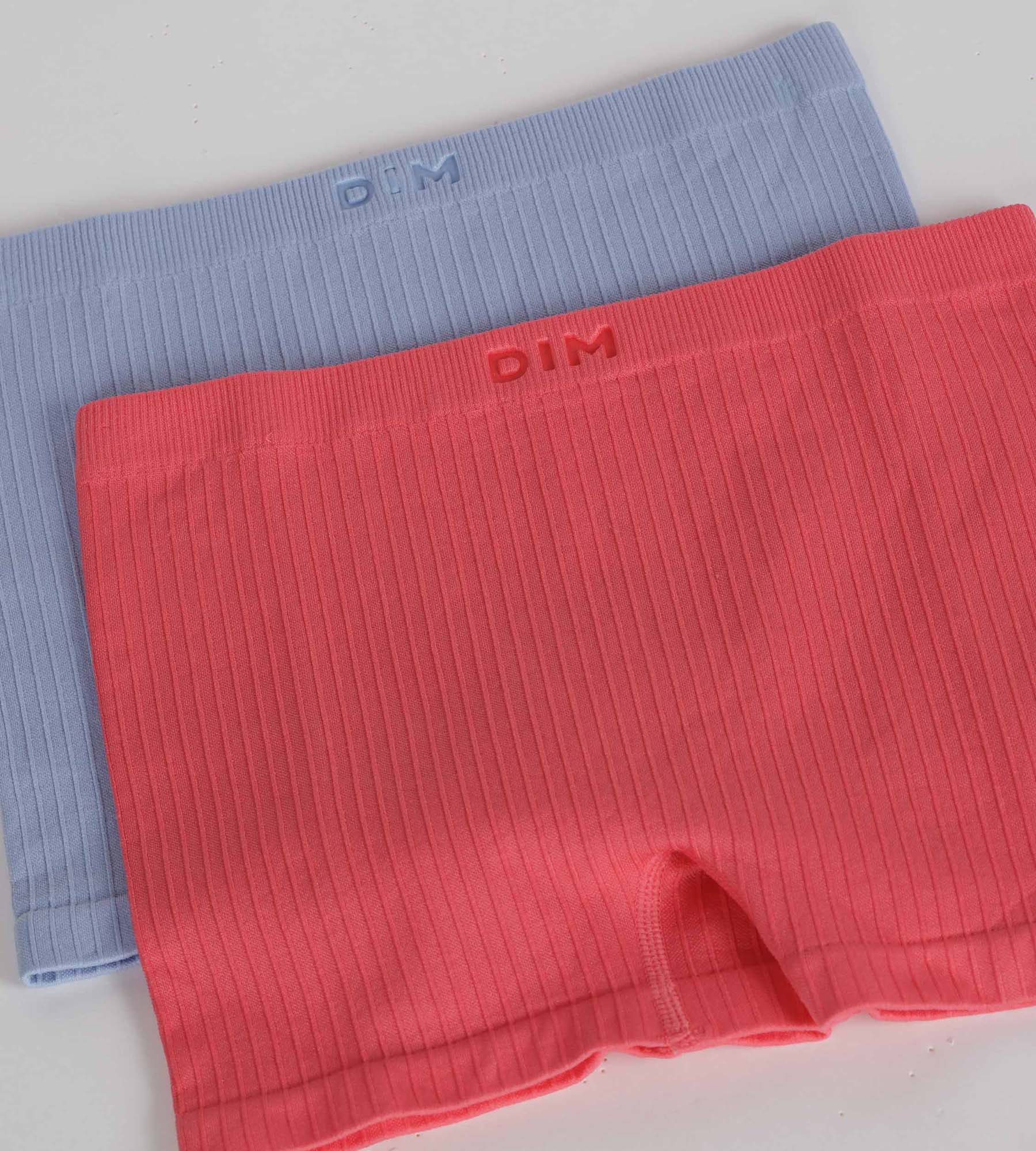 2 Pack Girls' Microfiber Underwear - Thistle Blue & Pink, Seamless Comfort for All-Day Wear | Perfect for School, Sports & Everyday Activities