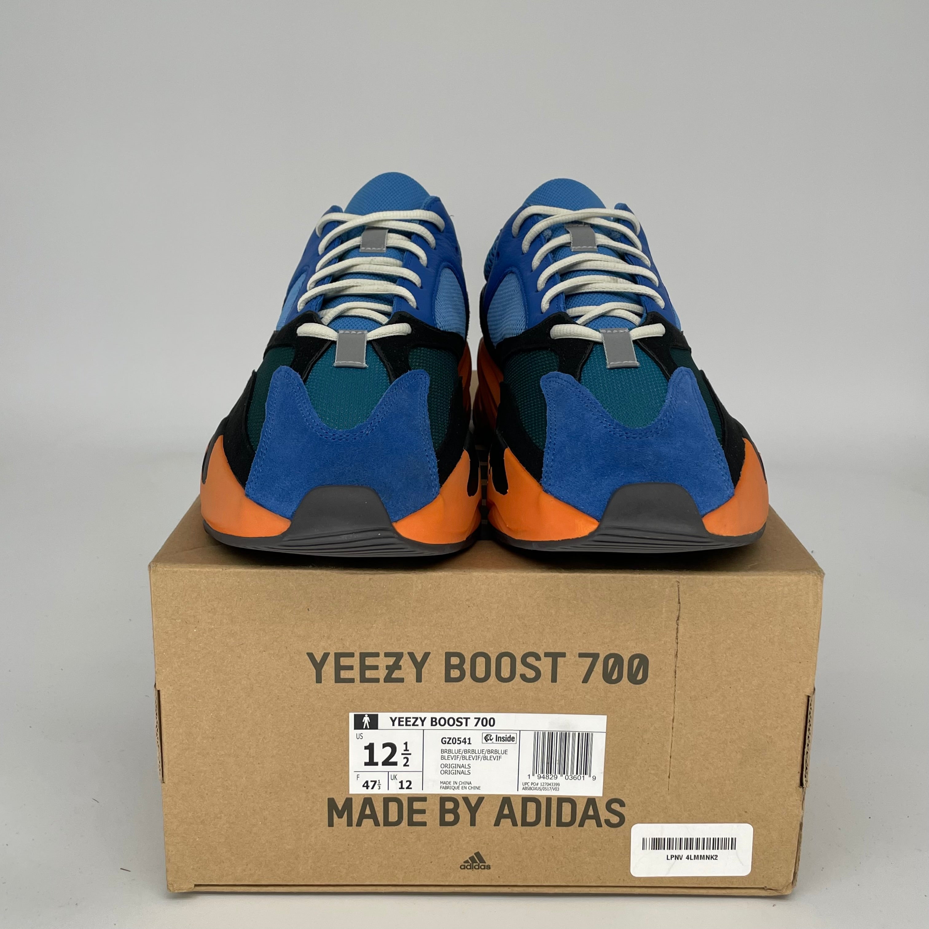 Adidas Yeezy 700 'Bright Blue' Men's Sneakers - Size 12.5 (GZ0541) | Comfortable Running Shoes for Gym, Jogging & Casual Wear